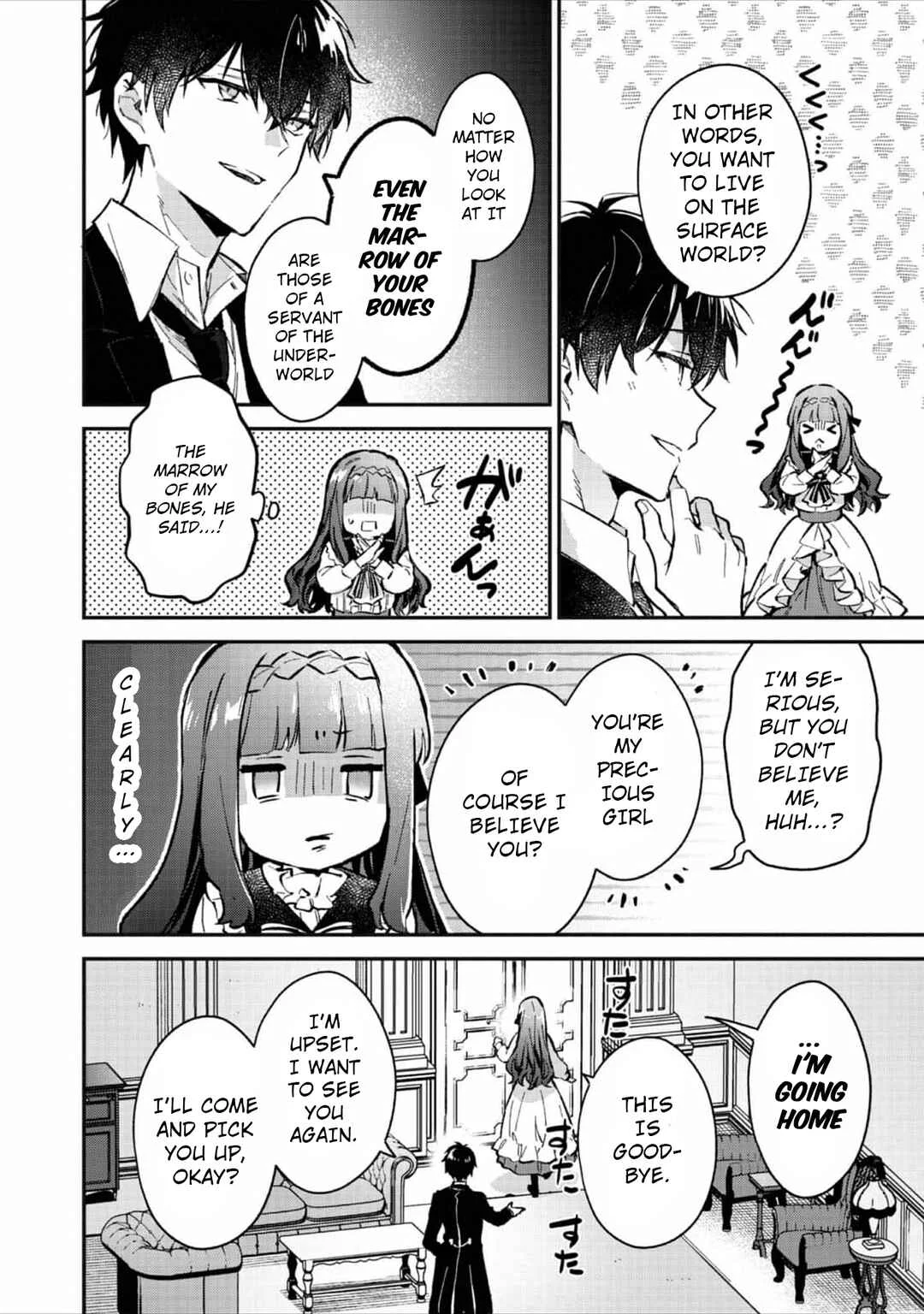 Akutou Ikka no Mana Musume, Tensei Saki mo Otome Game no Gokudou Reijou deshita ~Saijoukyuu Rank no Akuyaku-sama, Sono Dekiai wa Fuyou desu!~ Chapter 2 - Page 30
