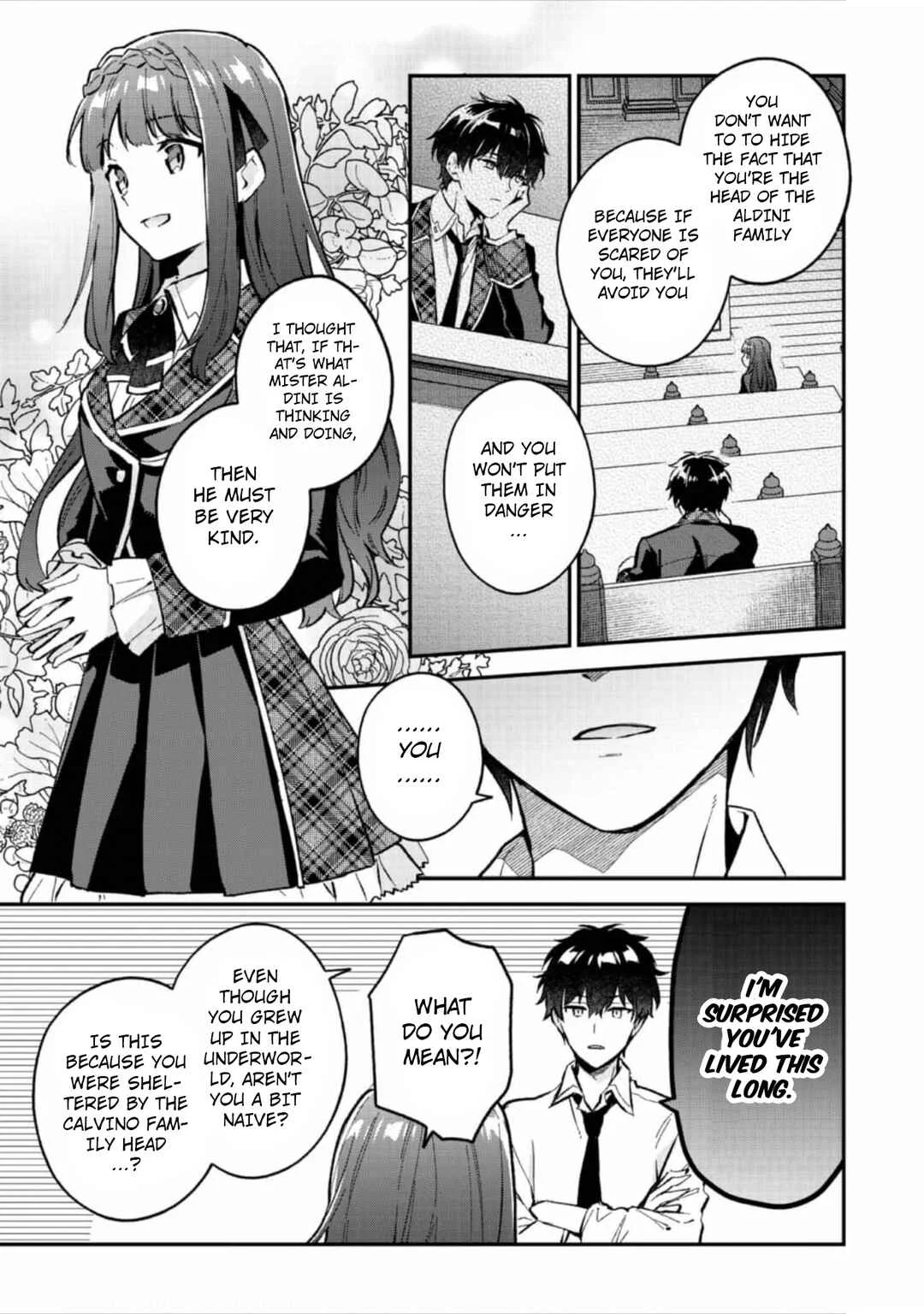 Akutou Ikka no Mana Musume, Tensei Saki mo Otome Game no Gokudou Reijou deshita ~Saijoukyuu Rank no Akuyaku-sama, Sono Dekiai wa Fuyou desu!~ Chapter 5 - Page 12