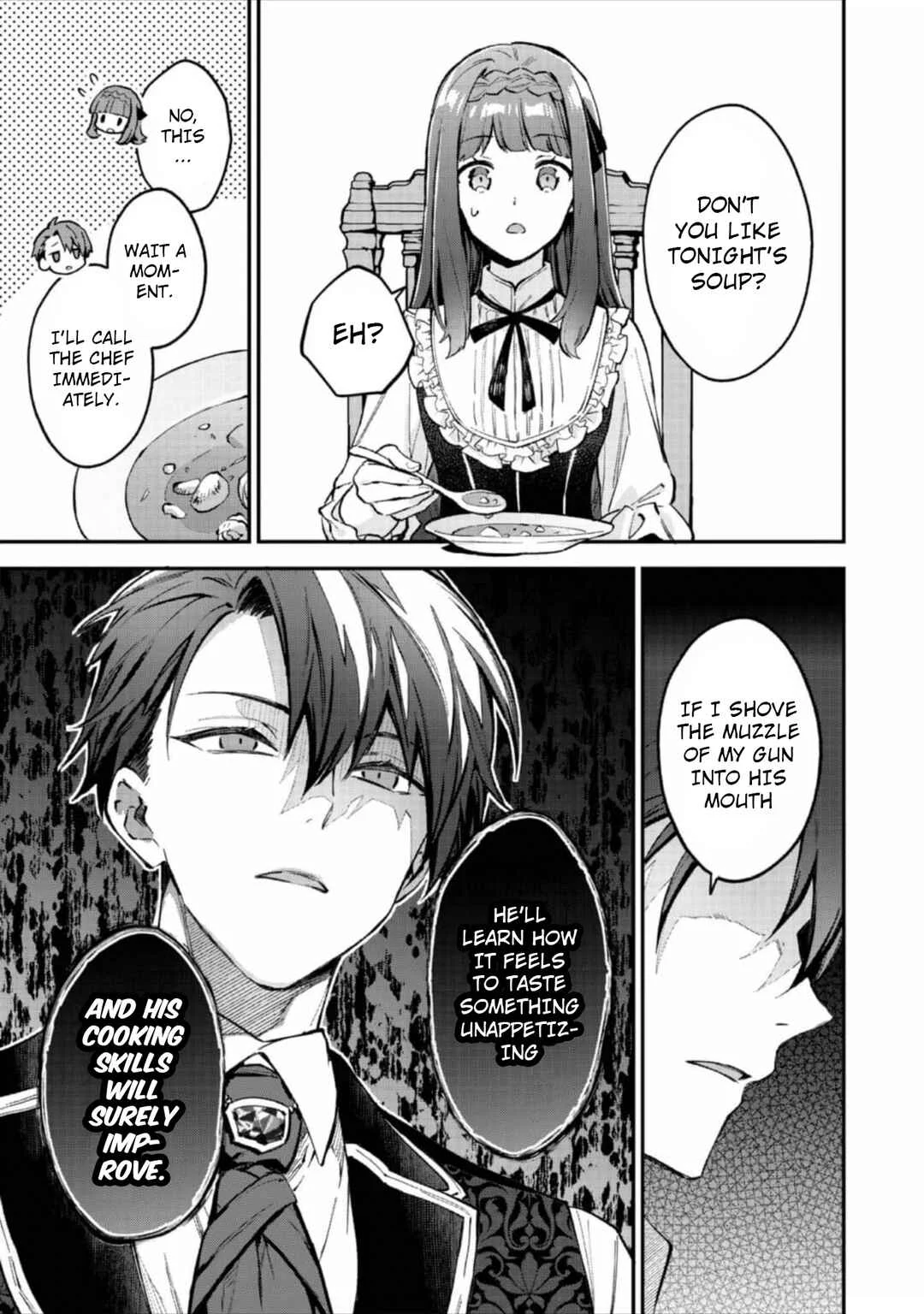 Akutou Ikka no Mana Musume, Tensei Saki mo Otome Game no Gokudou Reijou deshita ~Saijoukyuu Rank no Akuyaku-sama, Sono Dekiai wa Fuyou desu!~ Chapter 7 - Page 21