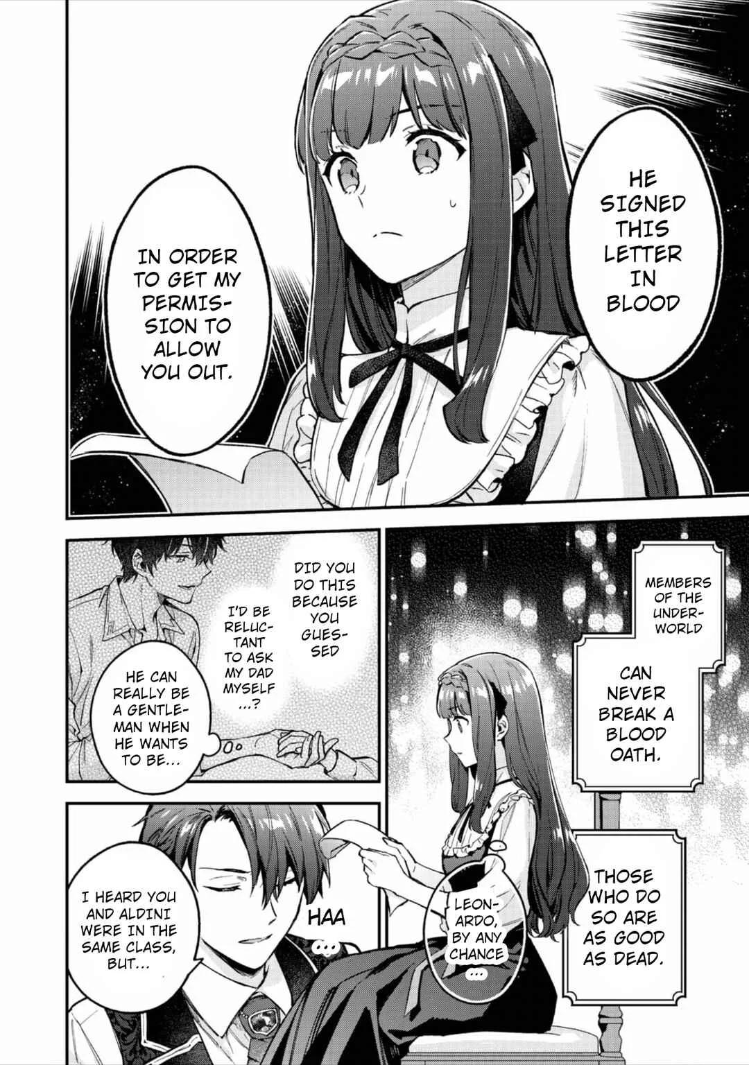 Akutou Ikka no Mana Musume, Tensei Saki mo Otome Game no Gokudou Reijou deshita ~Saijoukyuu Rank no Akuyaku-sama, Sono Dekiai wa Fuyou desu!~ Chapter 7 - Page 26