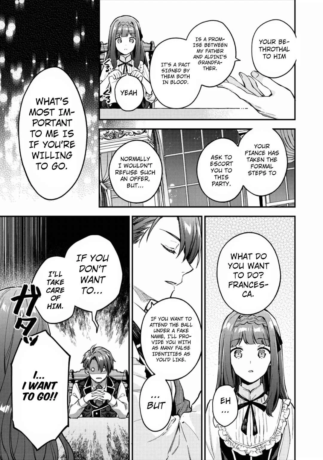 Akutou Ikka no Mana Musume, Tensei Saki mo Otome Game no Gokudou Reijou deshita ~Saijoukyuu Rank no Akuyaku-sama, Sono Dekiai wa Fuyou desu!~ Chapter 7 - Page 27