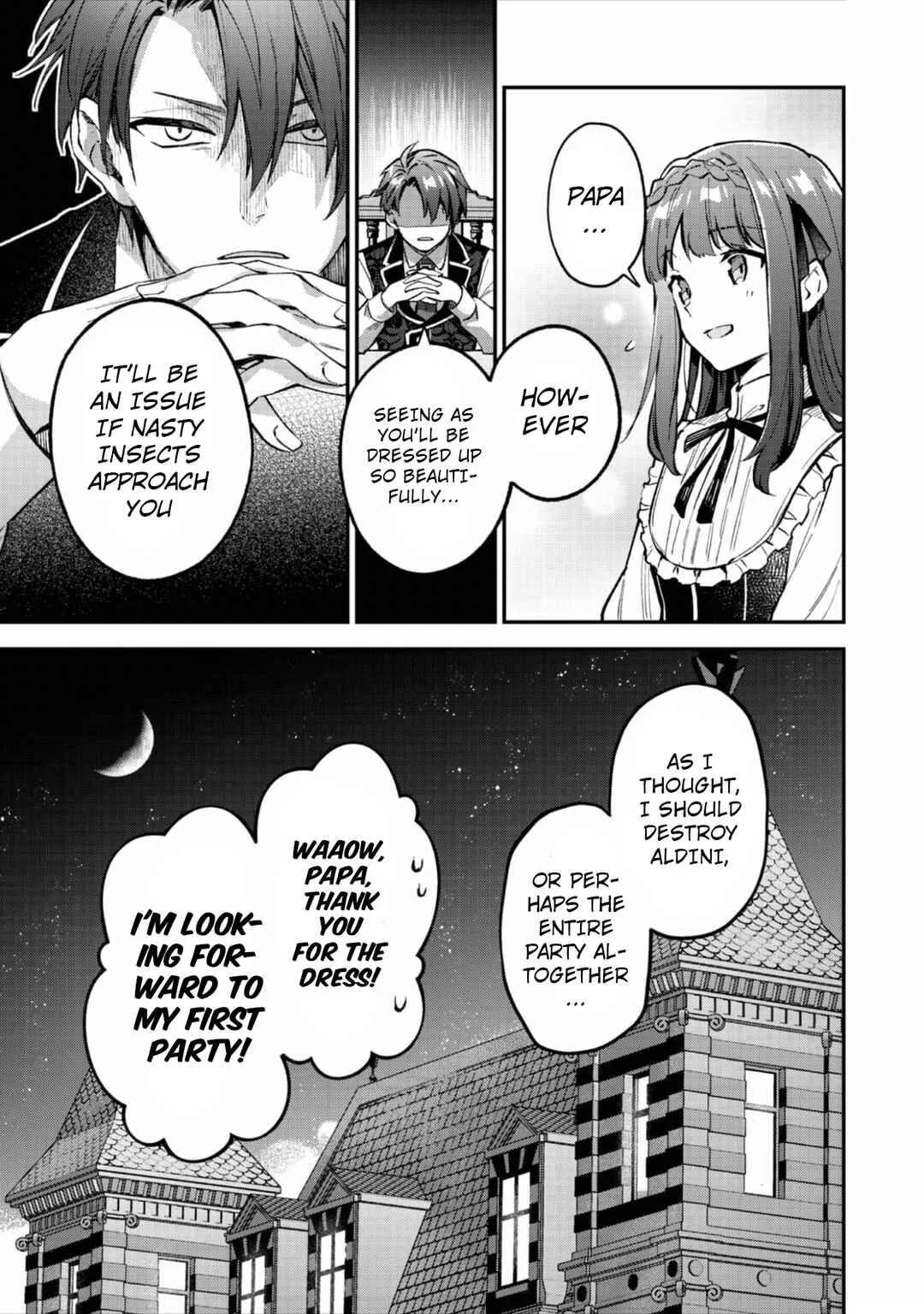 Akutou Ikka no Mana Musume, Tensei Saki mo Otome Game no Gokudou Reijou deshita ~Saijoukyuu Rank no Akuyaku-sama, Sono Dekiai wa Fuyou desu!~ Chapter 7 - Page 31