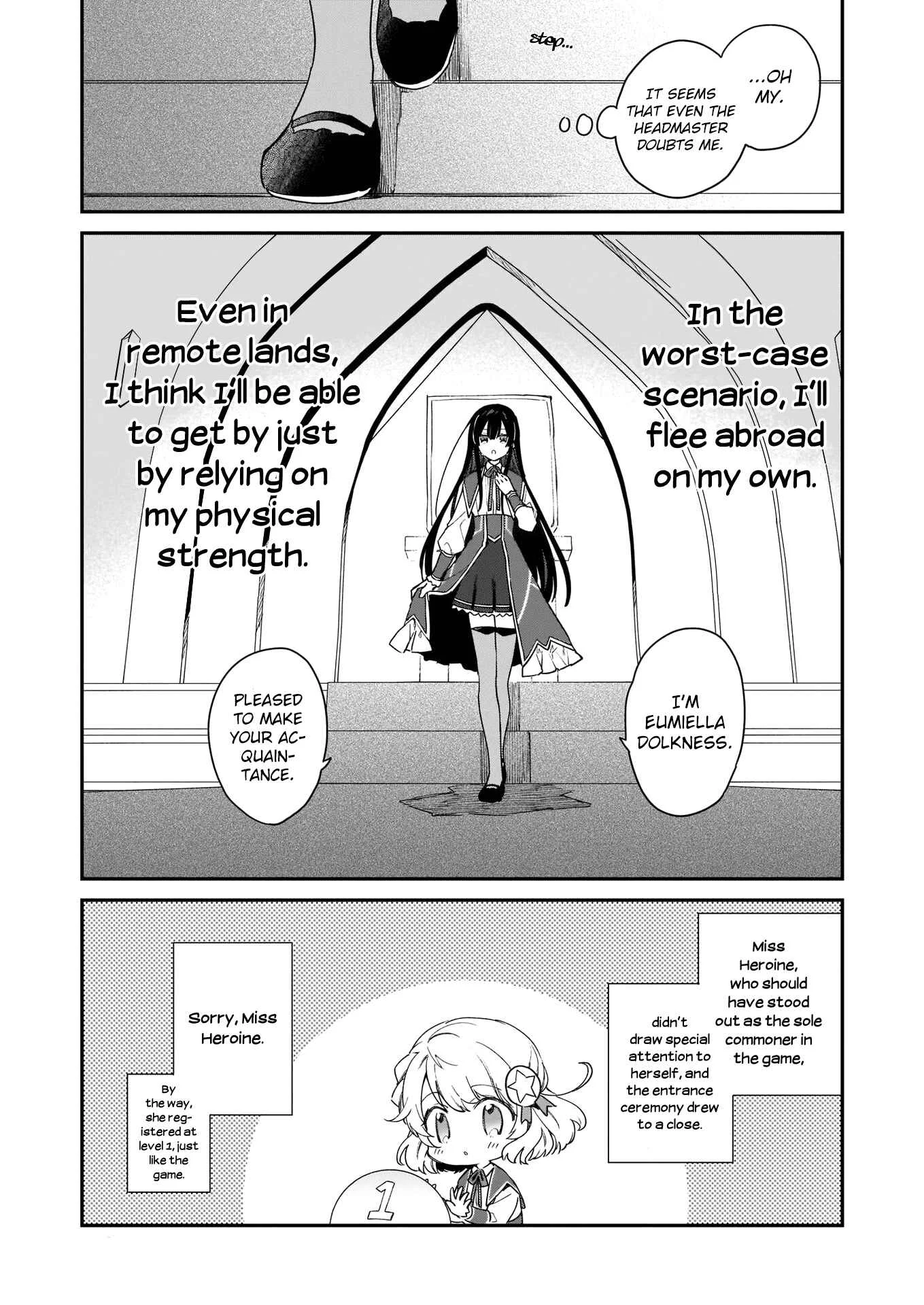 Akuyaku Reijou Level 99 ~Watashi wa Ura Boss desuga Maou de wa Arimasen~ Chapter 1 - Page 3