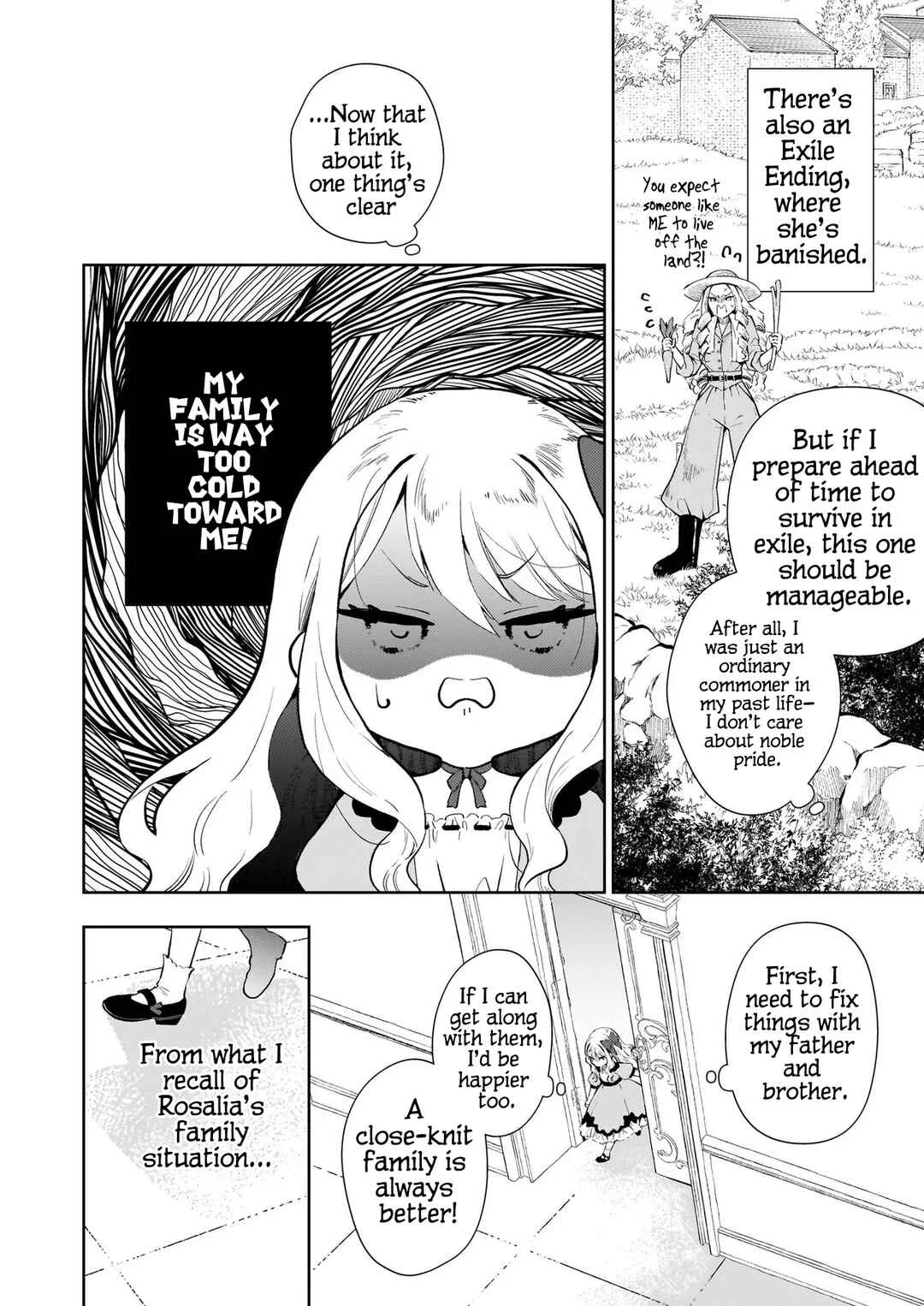 Akuyaku Reijou ni Nanka Narimasen. Watashi wa "Futsu" no Koushaku Reijou desu! ~New Route!~ Chapter 1 - Page 8