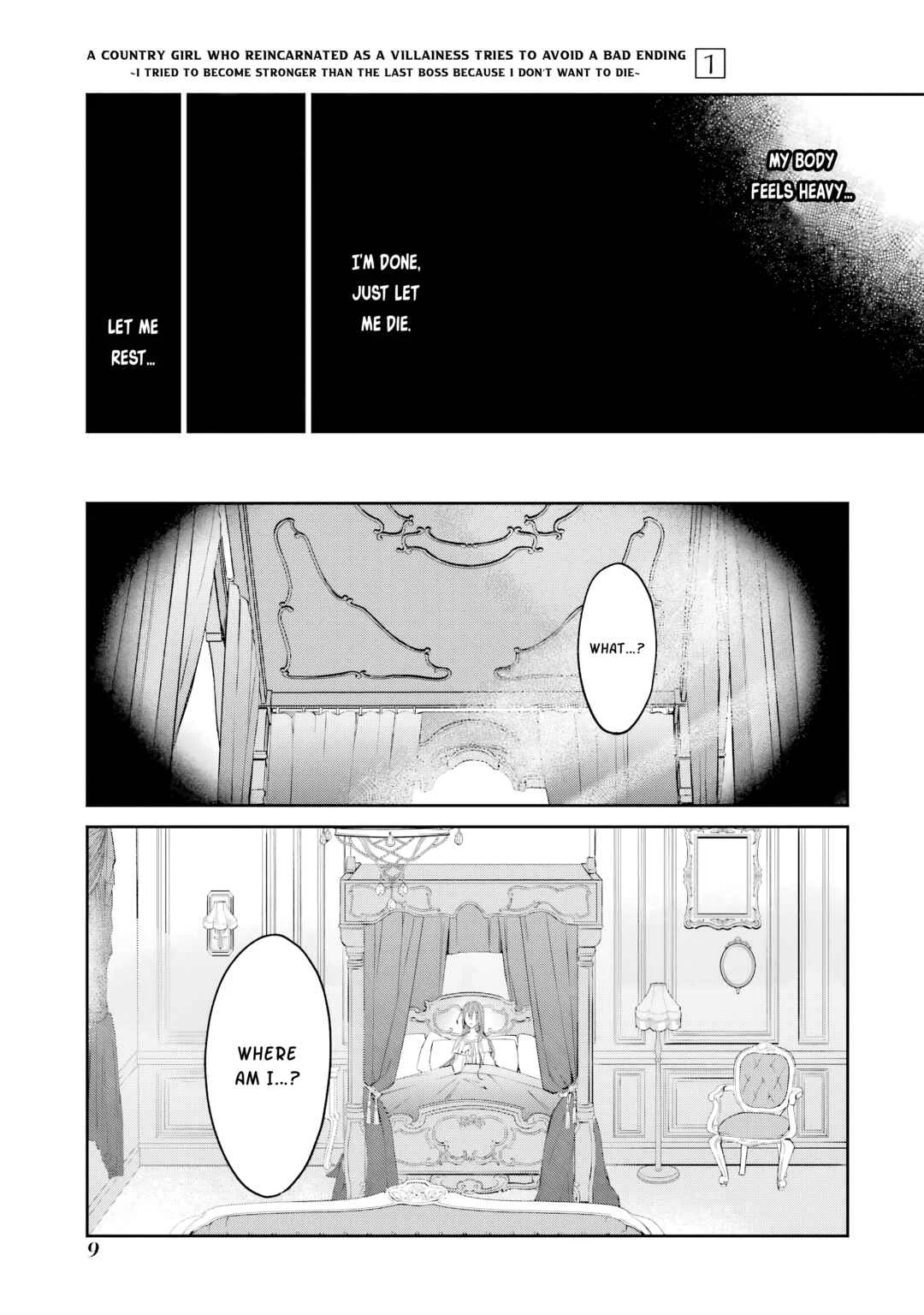 Akuyaku Reijou ni Tensei Shita Inaka Musume ga Bad End Kaihi ni Idomu Hanashi: Shinitakunai node Last Boss yori Tsuyoku Nattemita Chapter 1 - Page 11