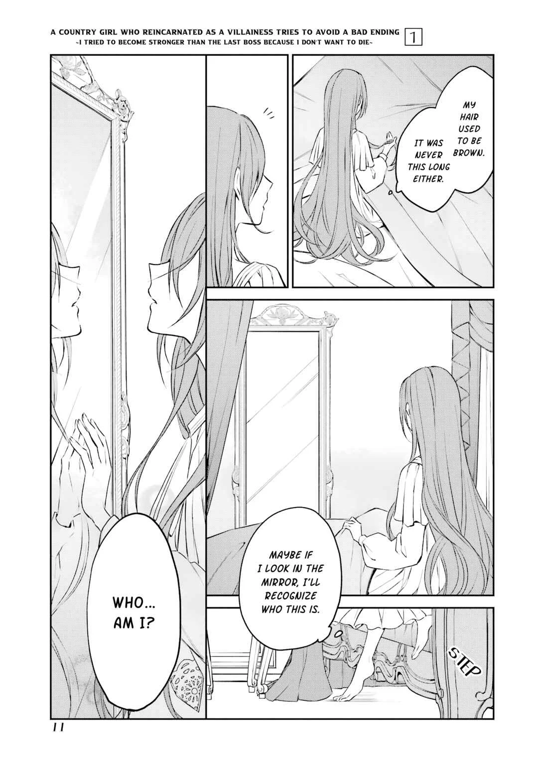 Akuyaku Reijou ni Tensei Shita Inaka Musume ga Bad End Kaihi ni Idomu Hanashi: Shinitakunai node Last Boss yori Tsuyoku Nattemita Chapter 1 - Page 13