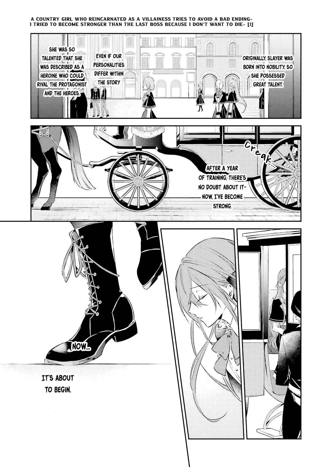 Akuyaku Reijou ni Tensei Shita Inaka Musume ga Bad End Kaihi ni Idomu Hanashi: Shinitakunai node Last Boss yori Tsuyoku Nattemita Chapter 2 - Page 10