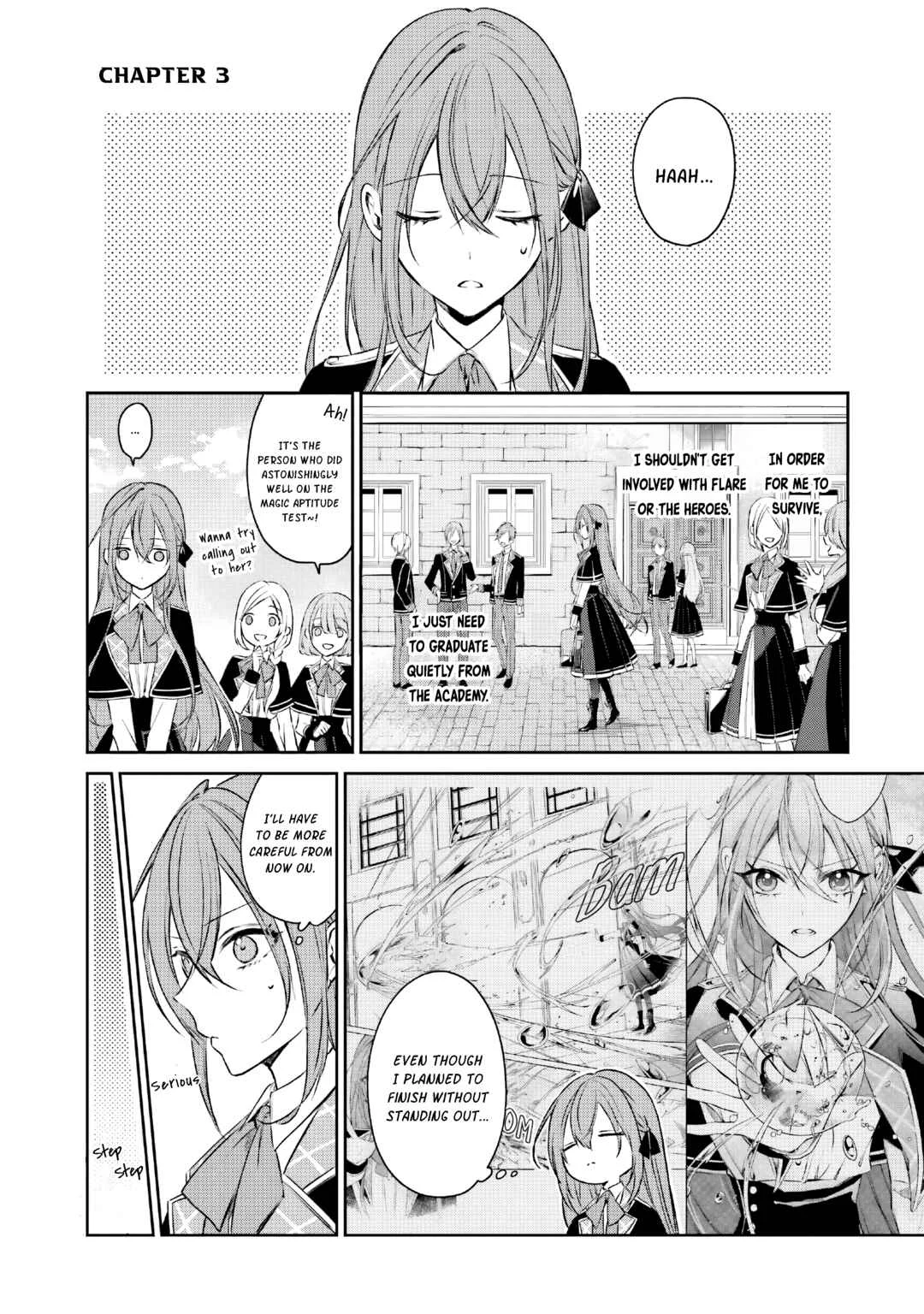 Akuyaku Reijou ni Tensei Shita Inaka Musume ga Bad End Kaihi ni Idomu Hanashi: Shinitakunai node Last Boss yori Tsuyoku Nattemita Chapter 3 - Page 2