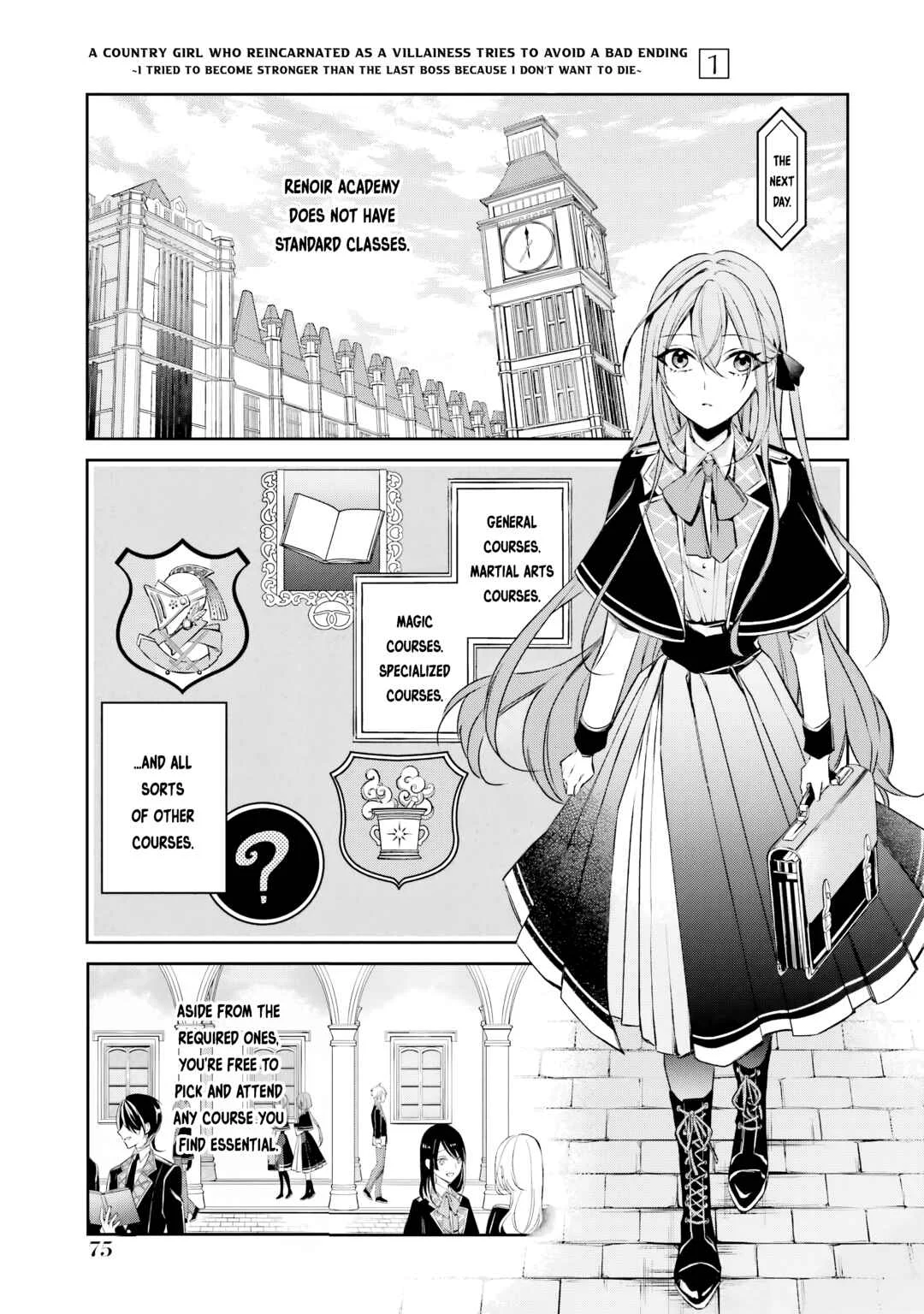 Akuyaku Reijou ni Tensei Shita Inaka Musume ga Bad End Kaihi ni Idomu Hanashi: Shinitakunai node Last Boss yori Tsuyoku Nattemita Chapter 3 - Page 16