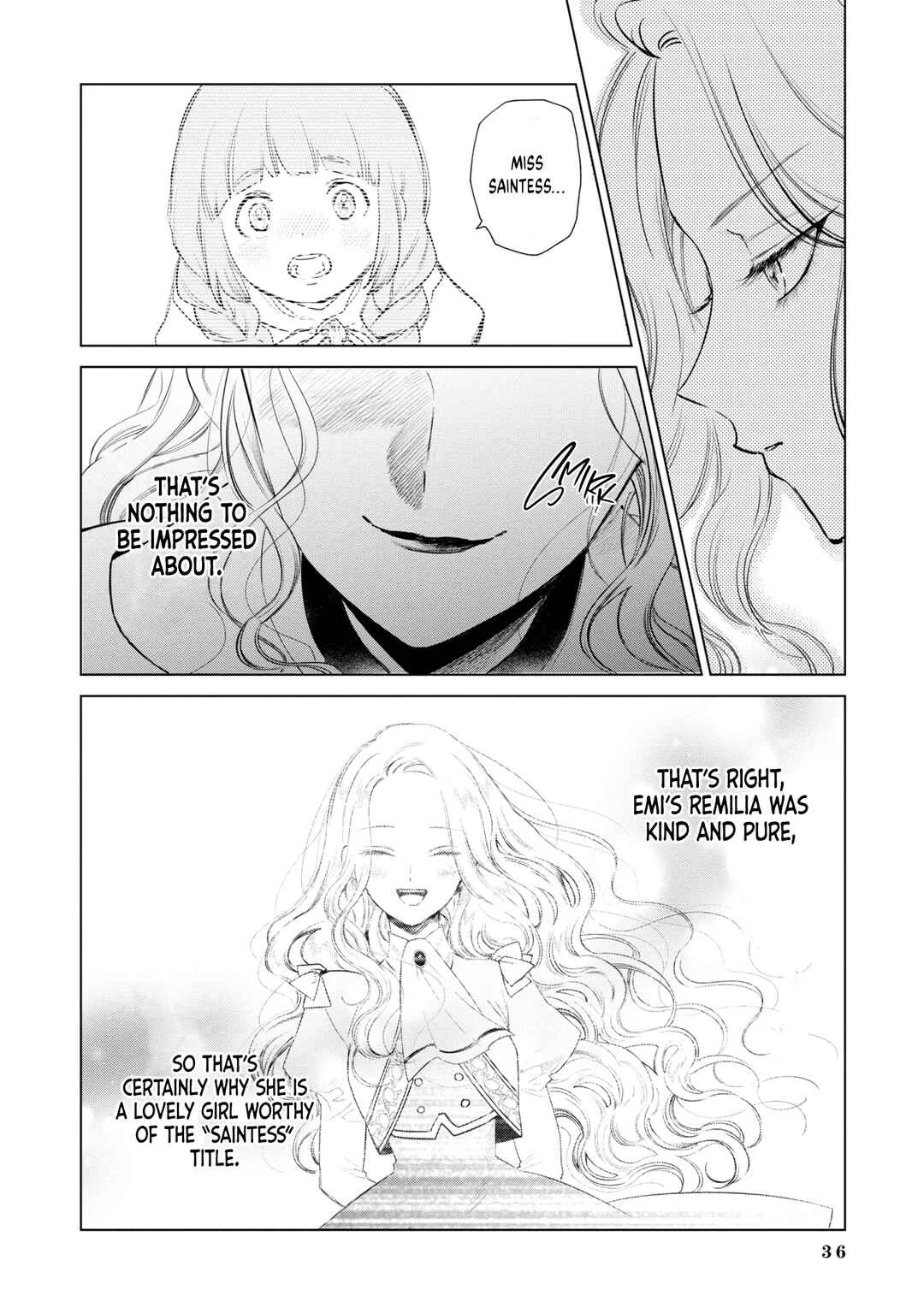 Akuyaku Reijou no Naka no Hito Chapter 4: Maiden of Salvation - Page 35