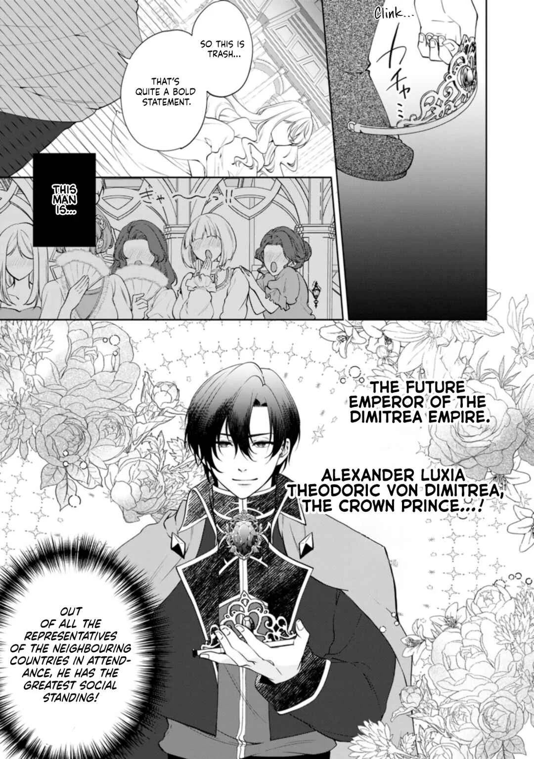 Akuyaku Reijou no Nariagari ~Ringoku de Houseki no Seijo to Yobareru Made~ Chapter 2 - Page 7
