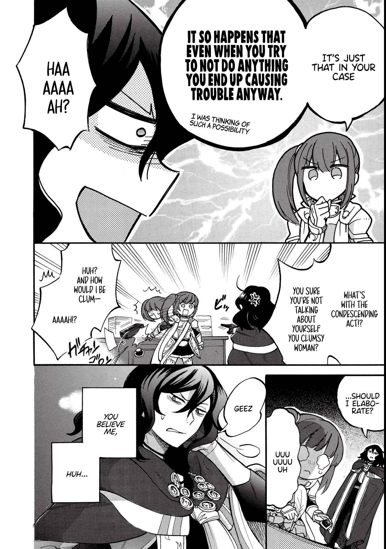 Akuyuu no Ore ga Ponkotsu Kishi o Miterarenain da ga, Dou Sewa o Yakya Ii?: Madome Gaiden Chapter 1: A Villain's Dilemma: How To Not Meddle Too Much With A Clumsy Holy Knight's Life - Page 31