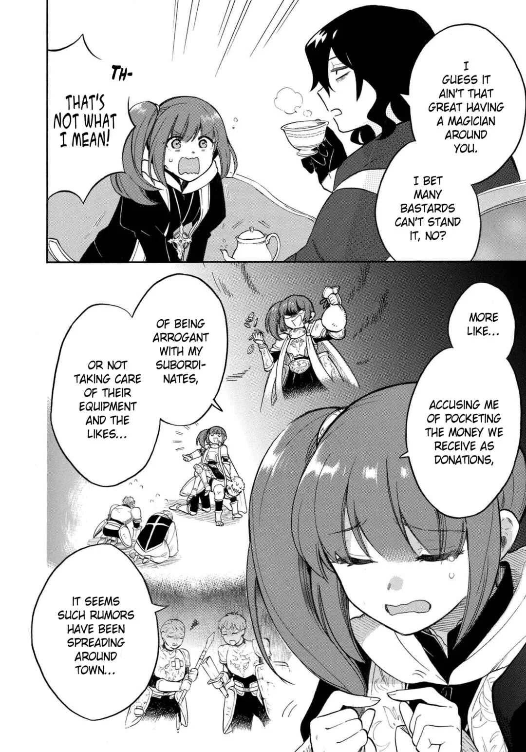 Akuyuu no Ore ga Ponkotsu Kishi o Miterarenain da ga, Dou Sewa o Yakya Ii?: Madome Gaiden Chapter 5: Even the Holy Knights Captain Is a Girl and Gets Embarrassed Sometimes (1) - Page 3