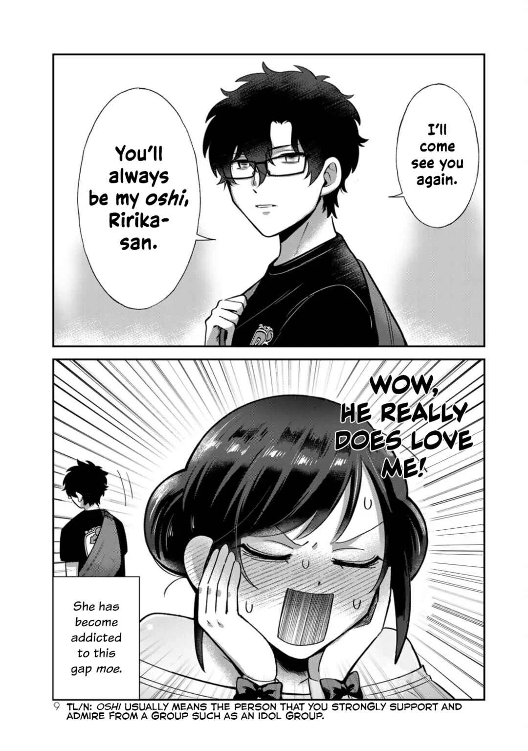 An Idol Who's Super in Love with Her Fan and a Fan Who's Cold to His Idol Chapter 1 - Page 7