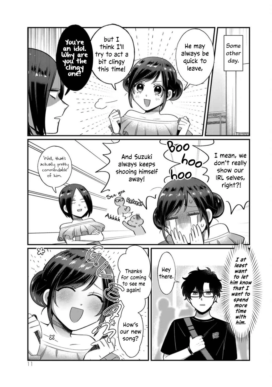 An Idol Who's Super in Love with Her Fan and a Fan Who's Cold to His Idol Chapter 1 - Page 9