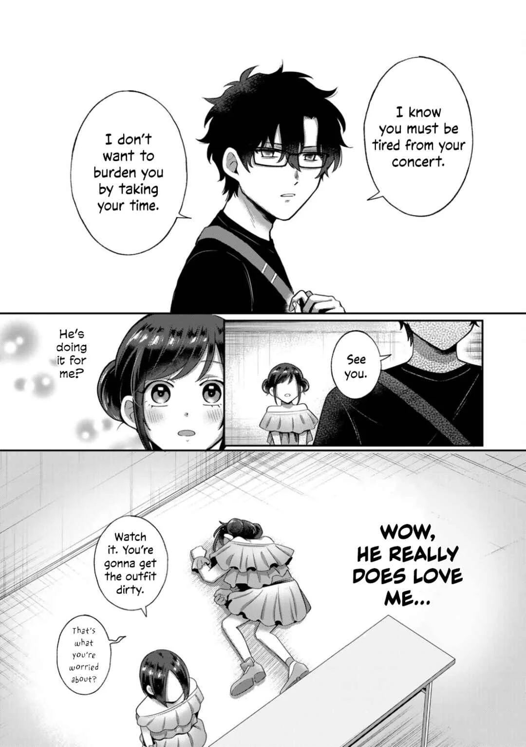 An Idol Who's Super in Love with Her Fan and a Fan Who's Cold to His Idol Chapter 1 - Page 11