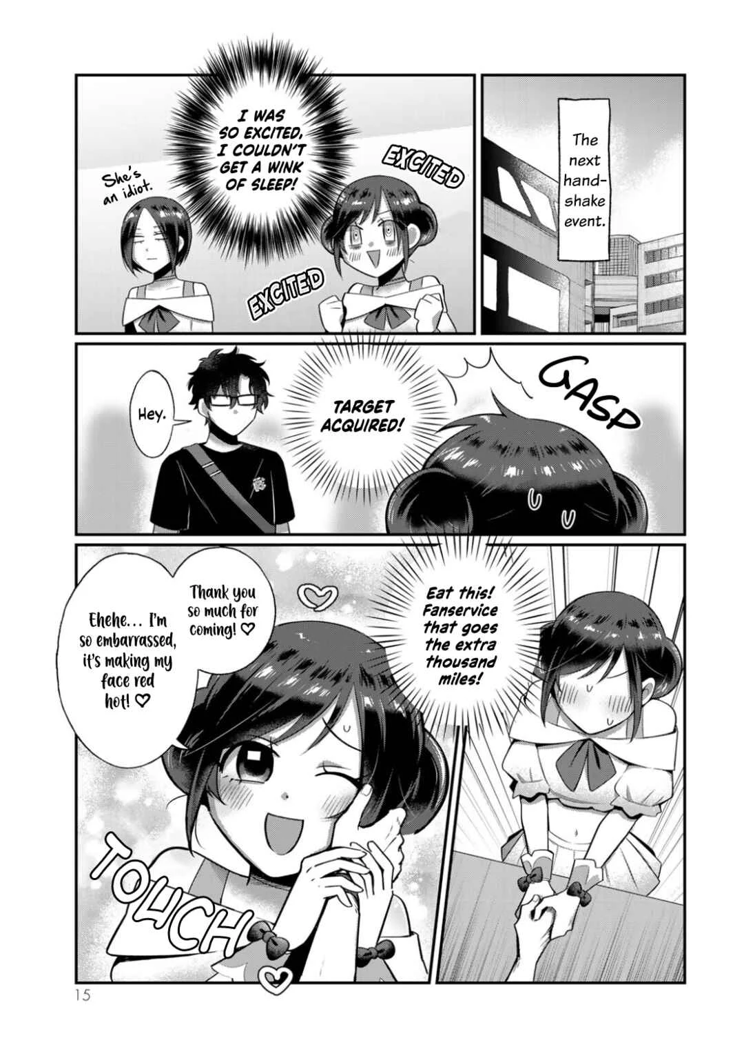 An Idol Who's Super in Love with Her Fan and a Fan Who's Cold to His Idol Chapter 1 - Page 13
