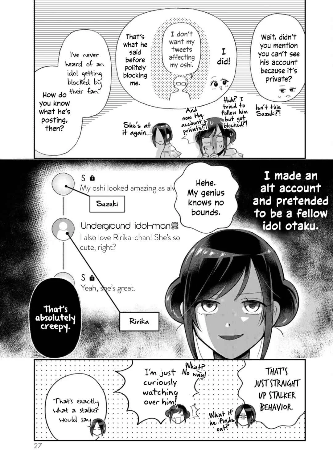 An Idol Who's Super in Love with Her Fan and a Fan Who's Cold to His Idol Chapter 2 - Page 3