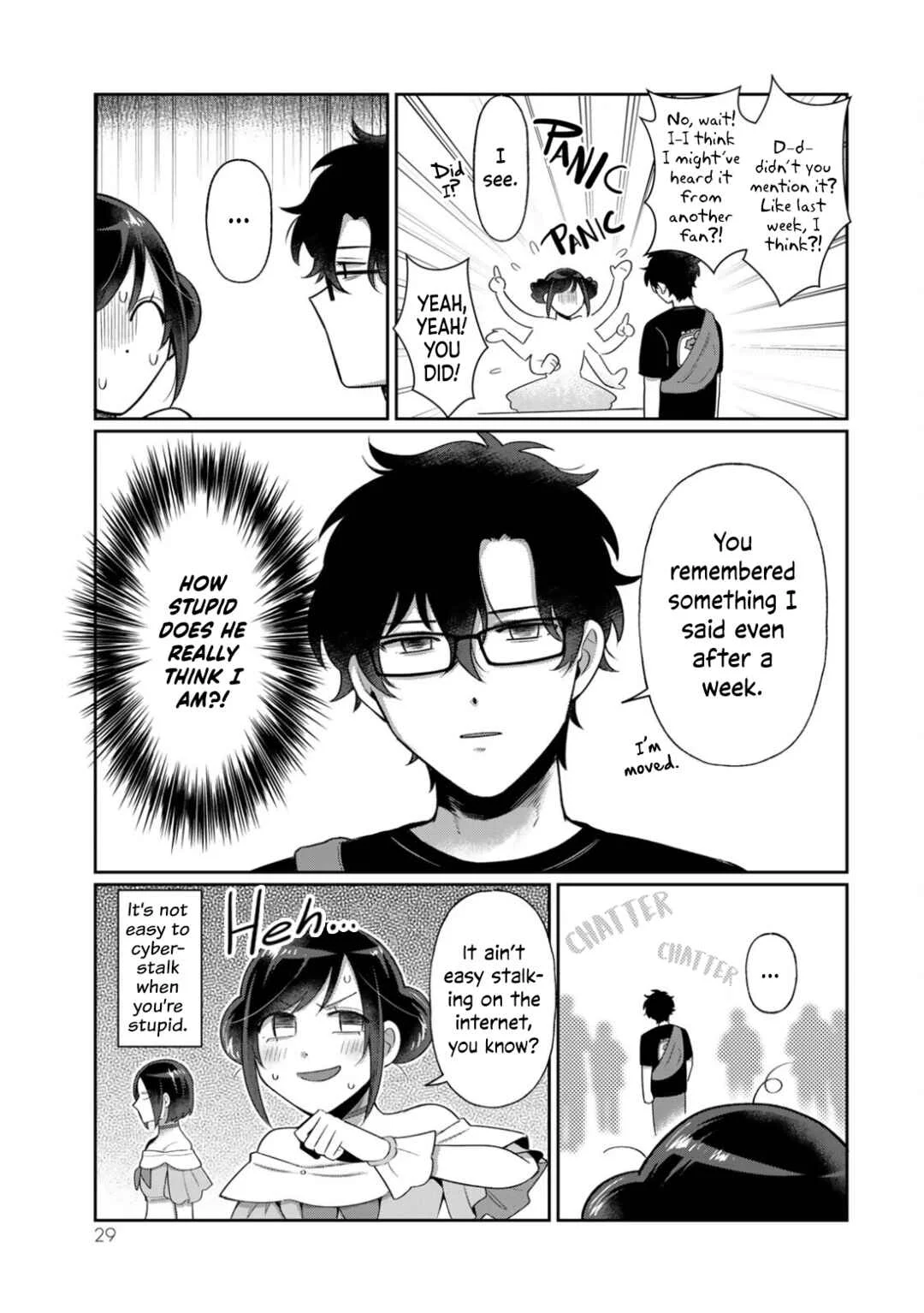 An Idol Who's Super in Love with Her Fan and a Fan Who's Cold to His Idol Chapter 2 - Page 5