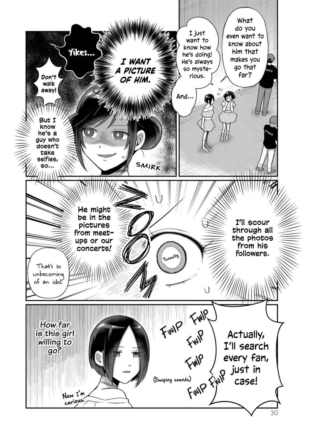 An Idol Who's Super in Love with Her Fan and a Fan Who's Cold to His Idol Chapter 2 - Page 6
