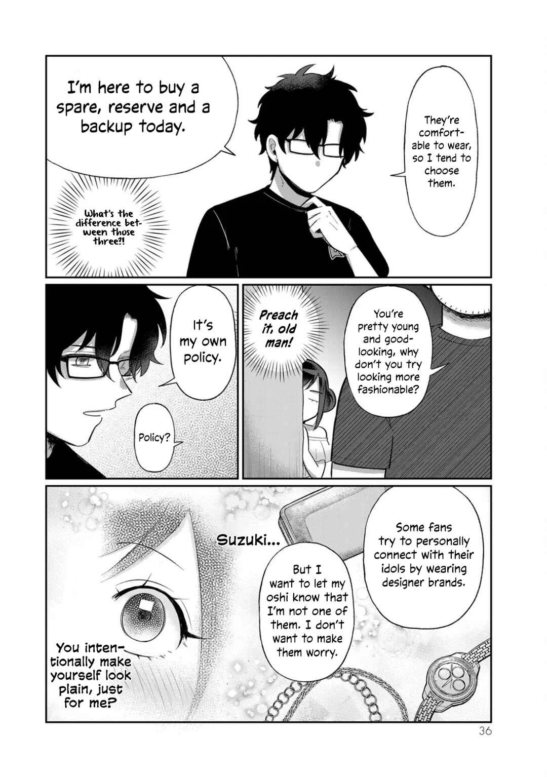 An Idol Who's Super in Love with Her Fan and a Fan Who's Cold to His Idol Chapter 2 - Page 12