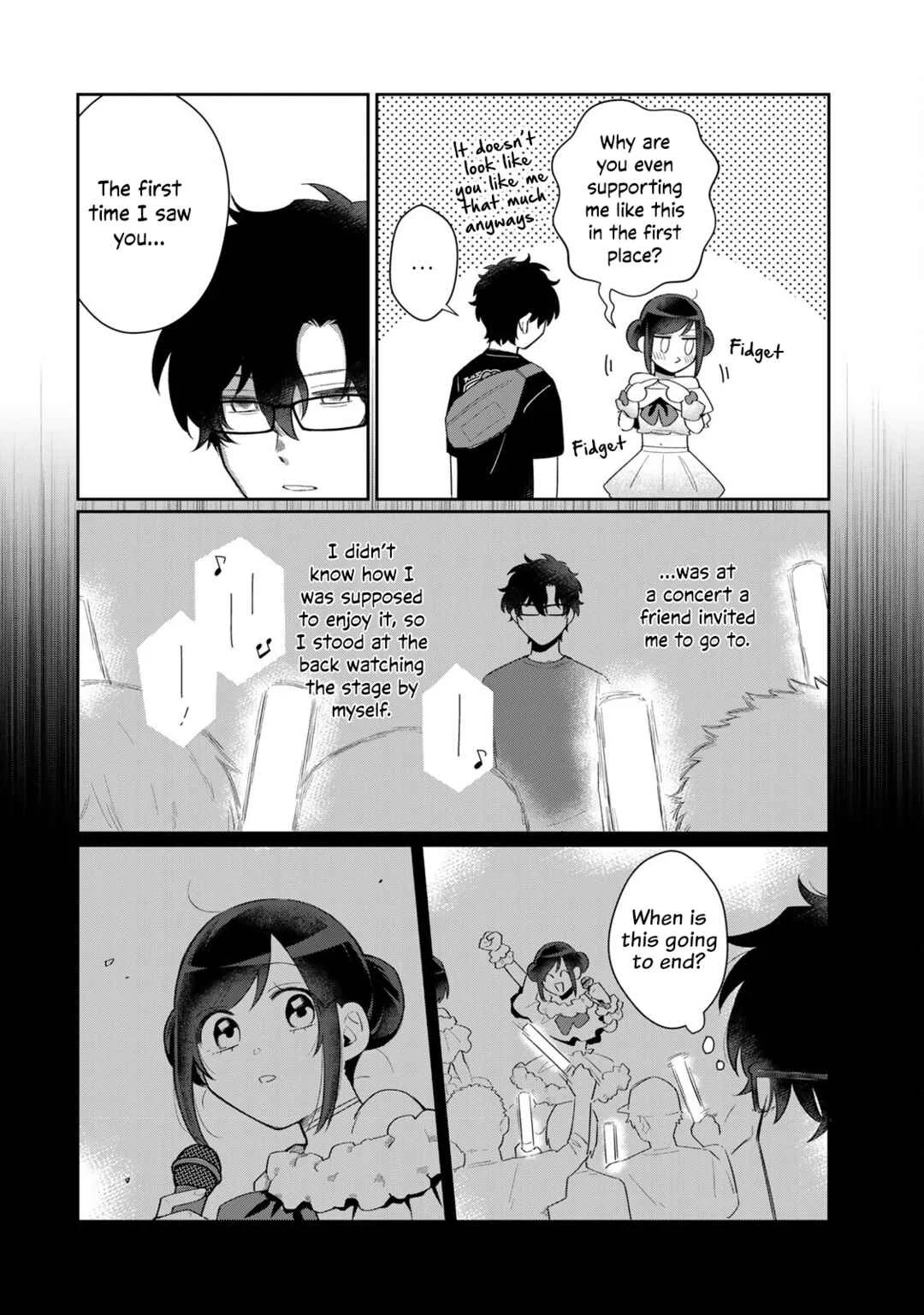 An Idol Who's Super in Love with Her Fan and a Fan Who's Cold to His Idol Chapter 5 - Page 4