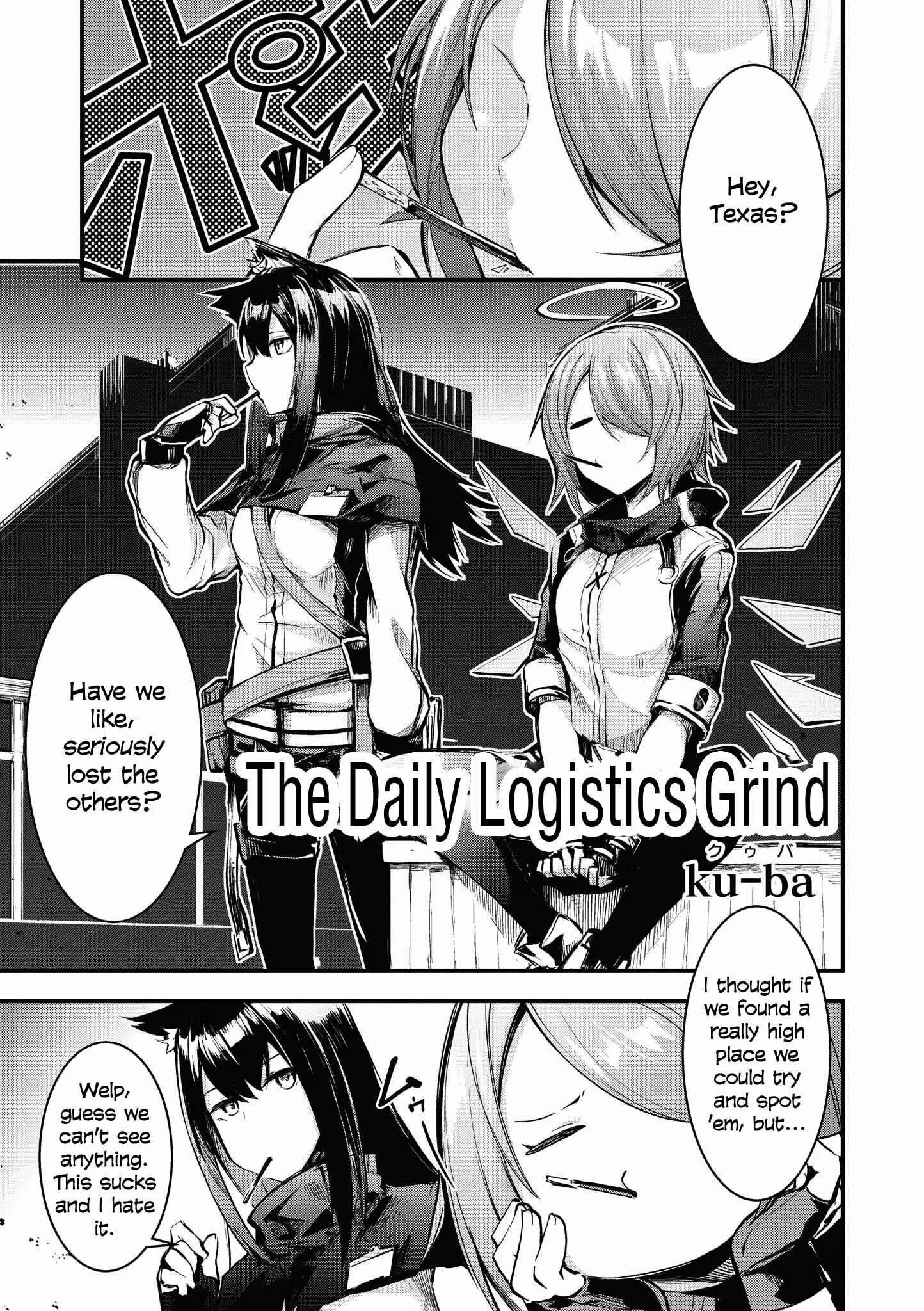 Arknights Comic Anthology Chapter 5: The Daily Logistics Grind - Page 1