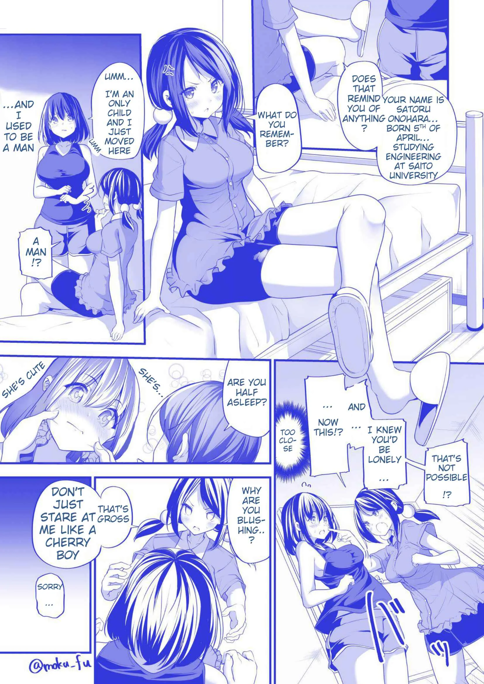 Asa Okitara Onnanoko ni Natteta Manga Chapter 1 - Page 2