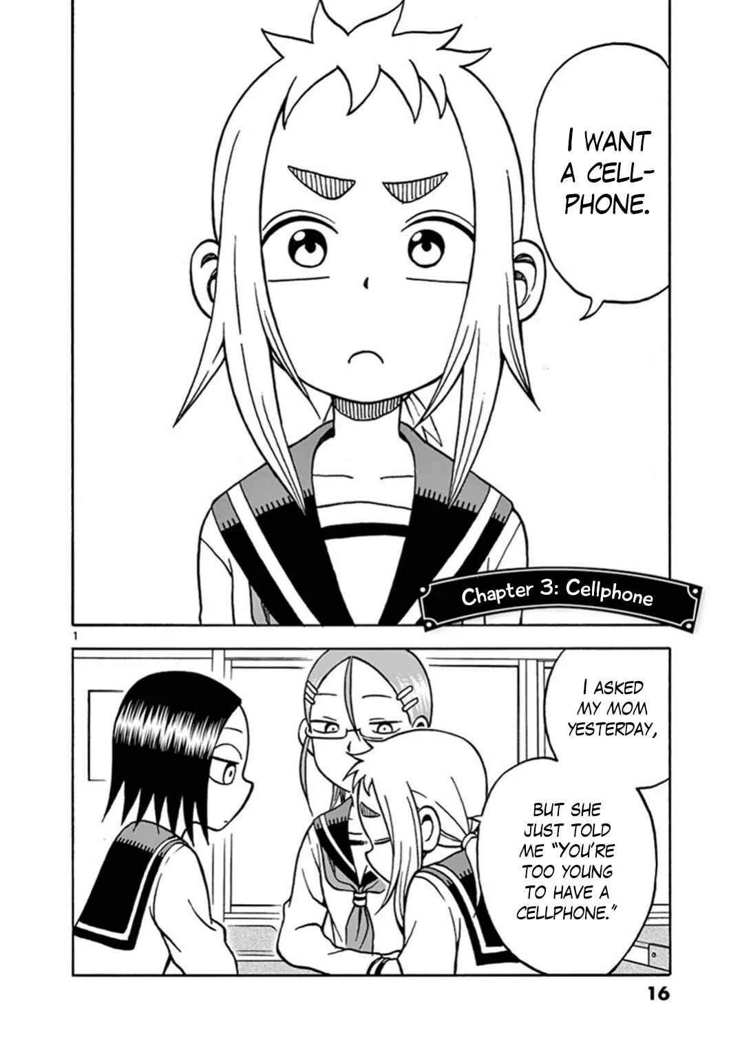 Ashita wa Doyoubi Chapter 3: Cellphone - Page 1