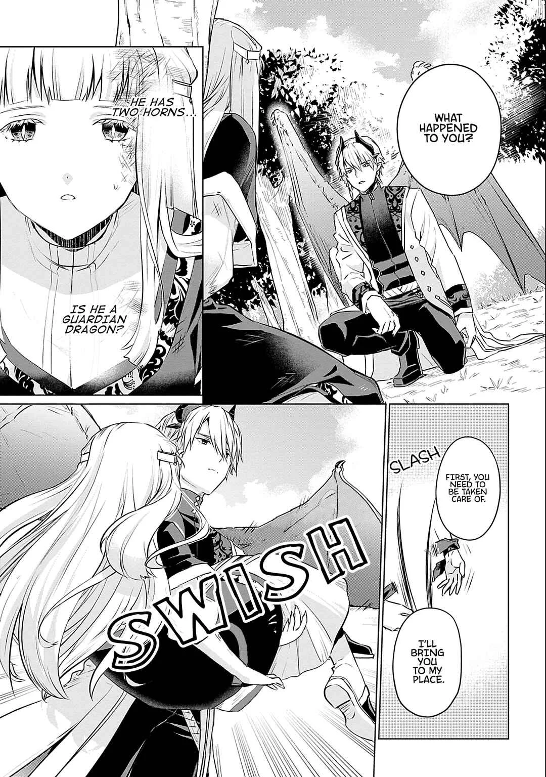 Azamukare Seijo to Shugoryuu no Konyaku Chapter 2 - Page 2