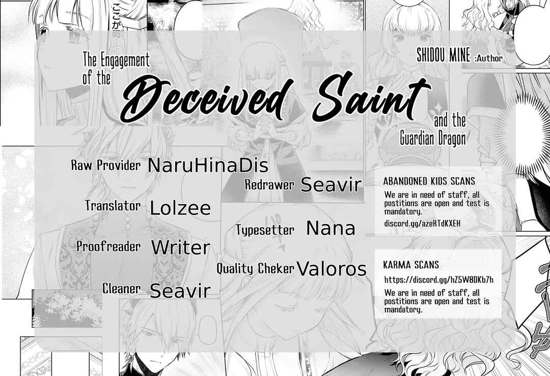 Azamukare Seijo to Shugoryuu no Konyaku Chapter 3 - Page 1