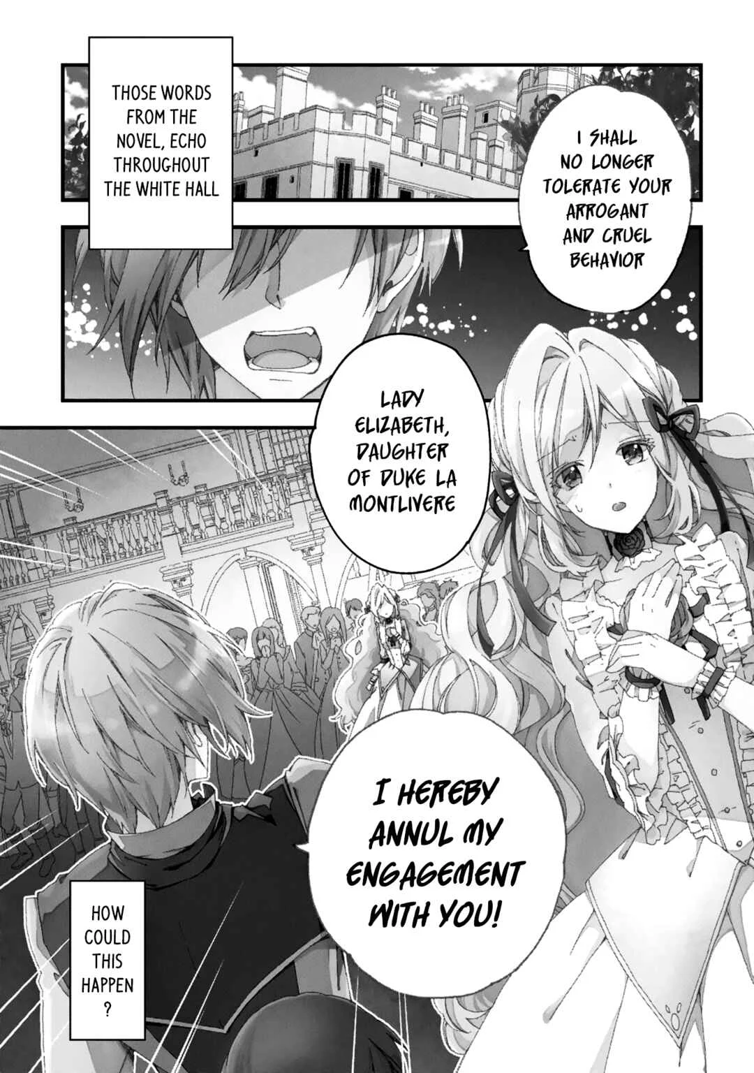 Betabore no Kon'yakusha ga Akuyaku Reijou ni Sare Sou na no de Chapter 1: A Scenario Come to Life - Page 2