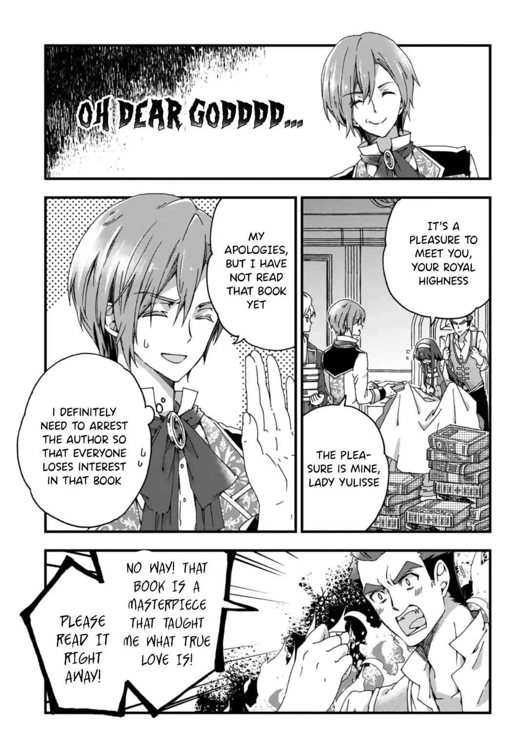 Betabore no Kon'yakusha ga Akuyaku Reijou ni Sare Sou na no de Chapter 1: A Scenario Come to Life - Page 32