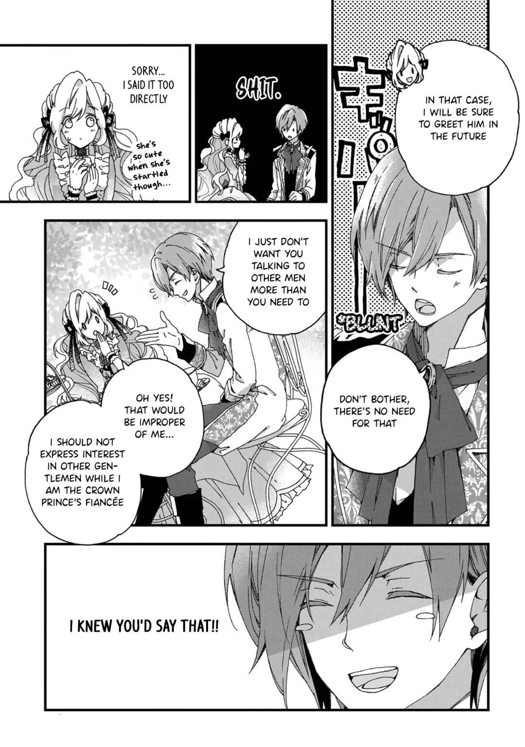 Betabore no Kon'yakusha ga Akuyaku Reijou ni Sare Sou na no de Chapter 1: A Scenario Come to Life - Page 42