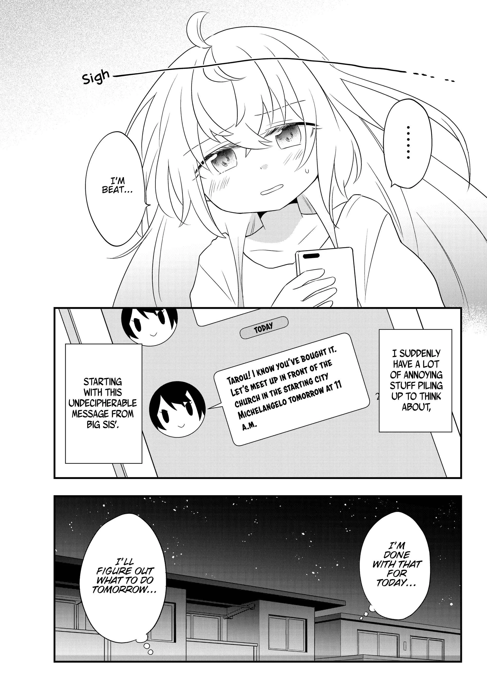 Bishoujo ni Natta kedo, Netoge Haijin Yattemasu. Chapter 2.1: Girl Online (1) - Page 6