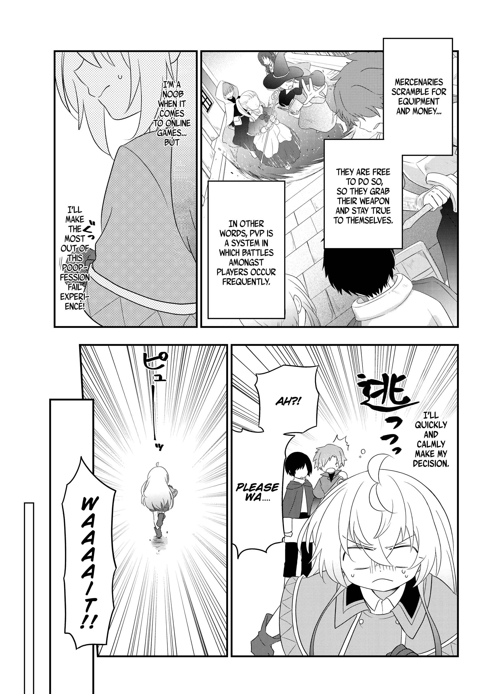 Bishoujo ni Natta kedo, Netoge Haijin Yattemasu. Chapter 3.1: To the world of Mercenaries (1) - Page 6