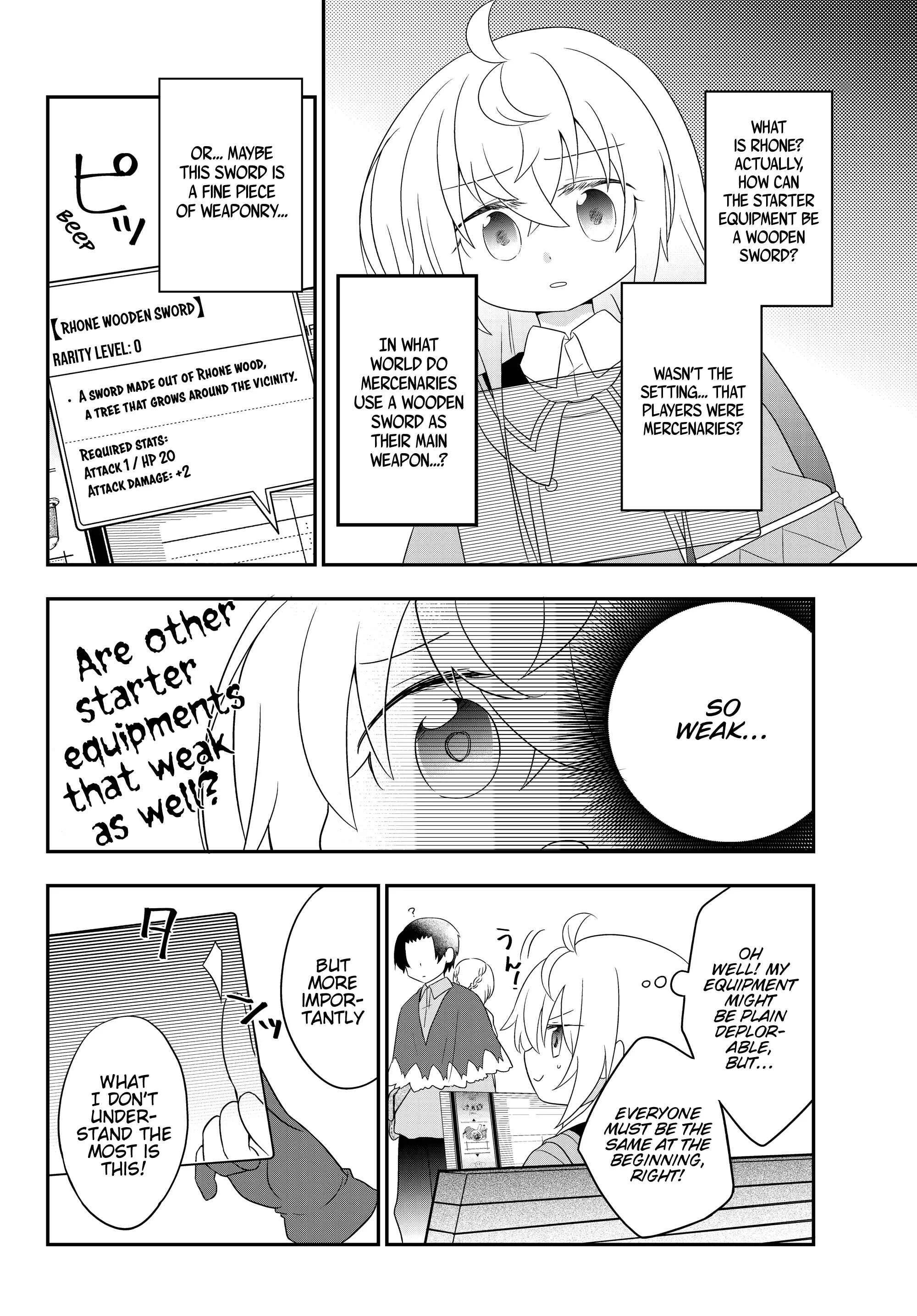 Bishoujo ni Natta kedo, Netoge Haijin Yattemasu. Chapter 3.1: To the world of Mercenaries (1) - Page 9