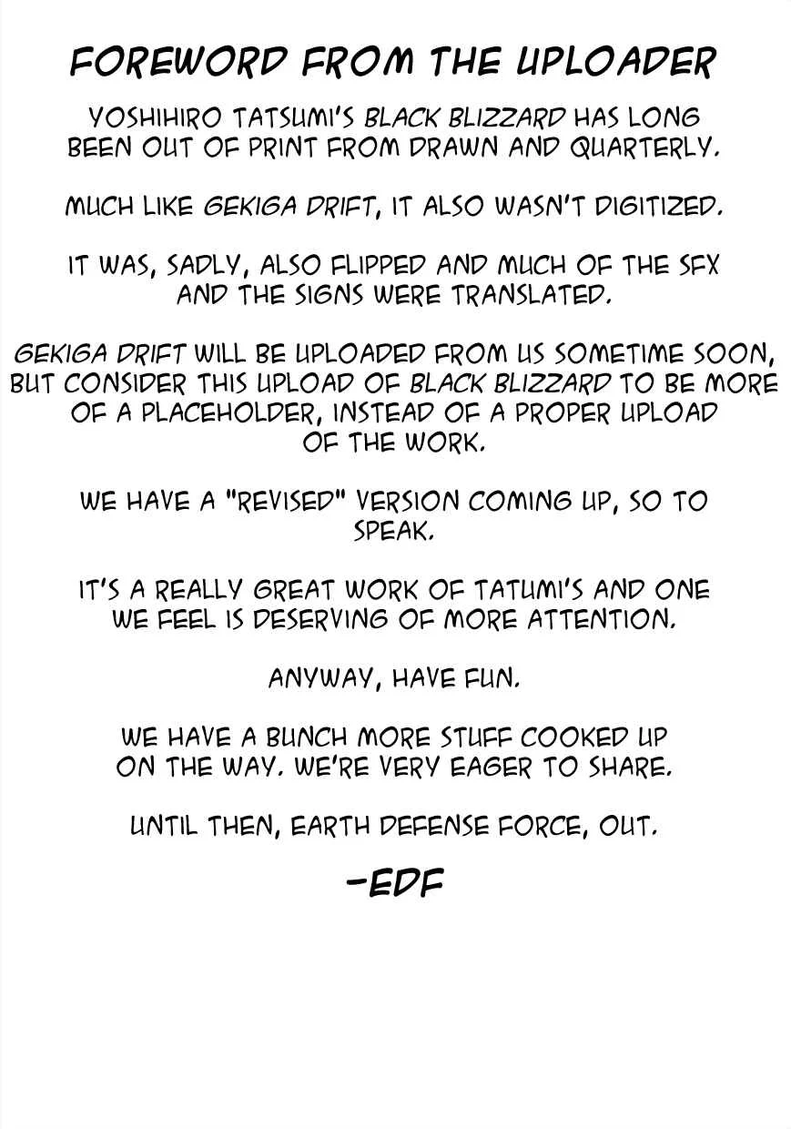 Black Blizzard Chapter 1: Black Blizzard (1/2) - Page 1