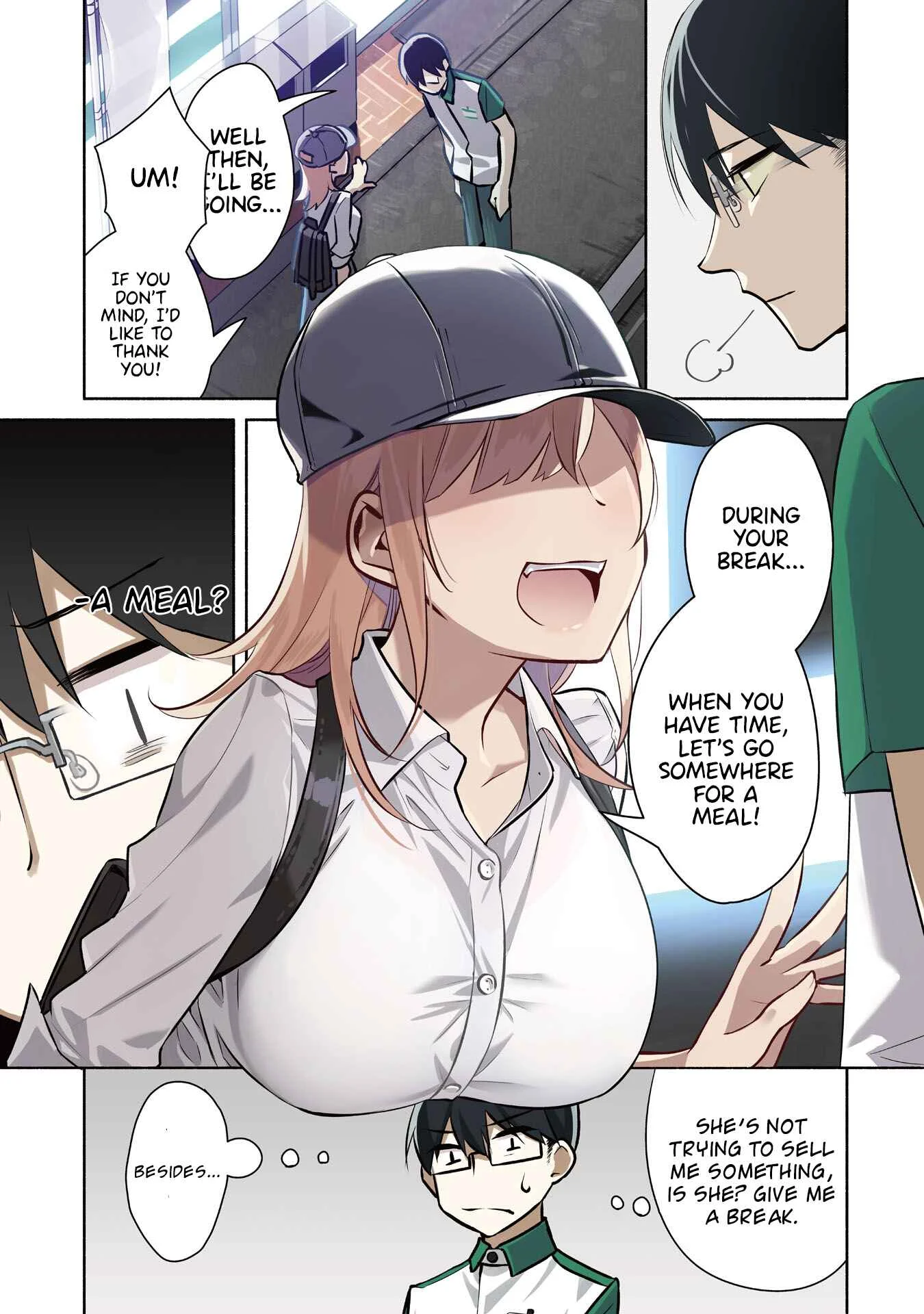 Bocchi no Boku ni Kyousei Kanojo ga Yattekita Chapter 1.1: I don't know her aim. <Part 1> - Page 4
