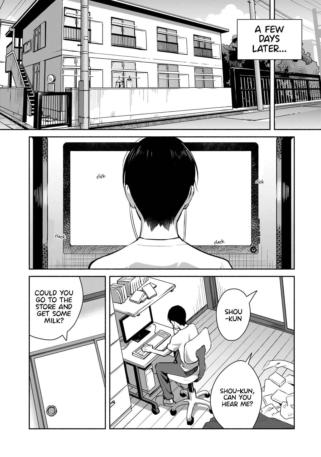 Bocchi no Boku ni Kyousei Kanojo ga Yattekita Chapter 1.1: I don't know her aim. <Part 1> - Page 8