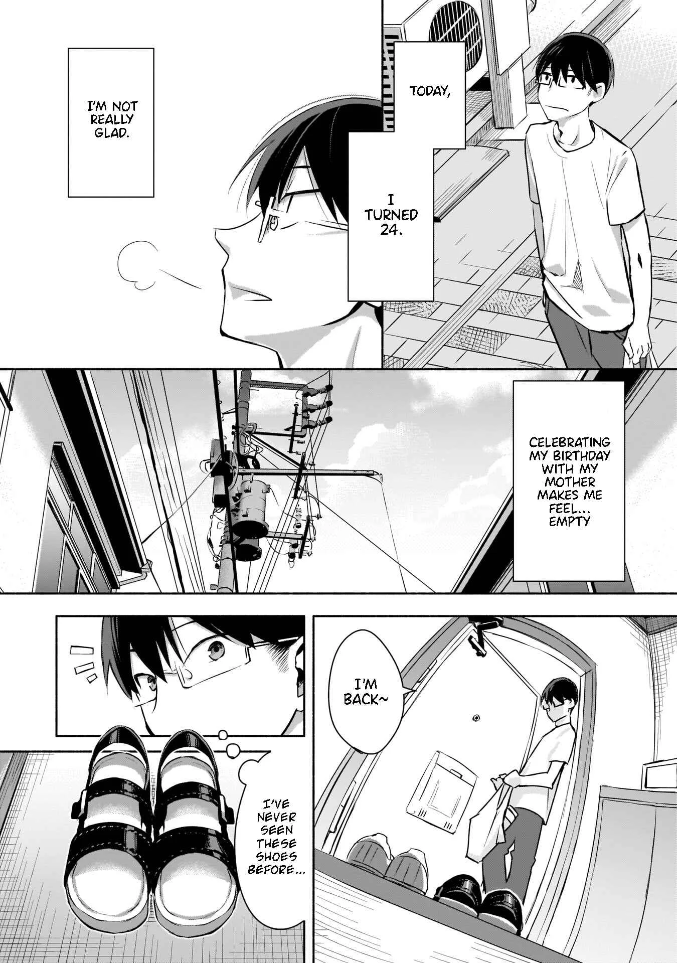 Bocchi no Boku ni Kyousei Kanojo ga Yattekita Chapter 1.1: I don't know her aim. <Part 1> - Page 11