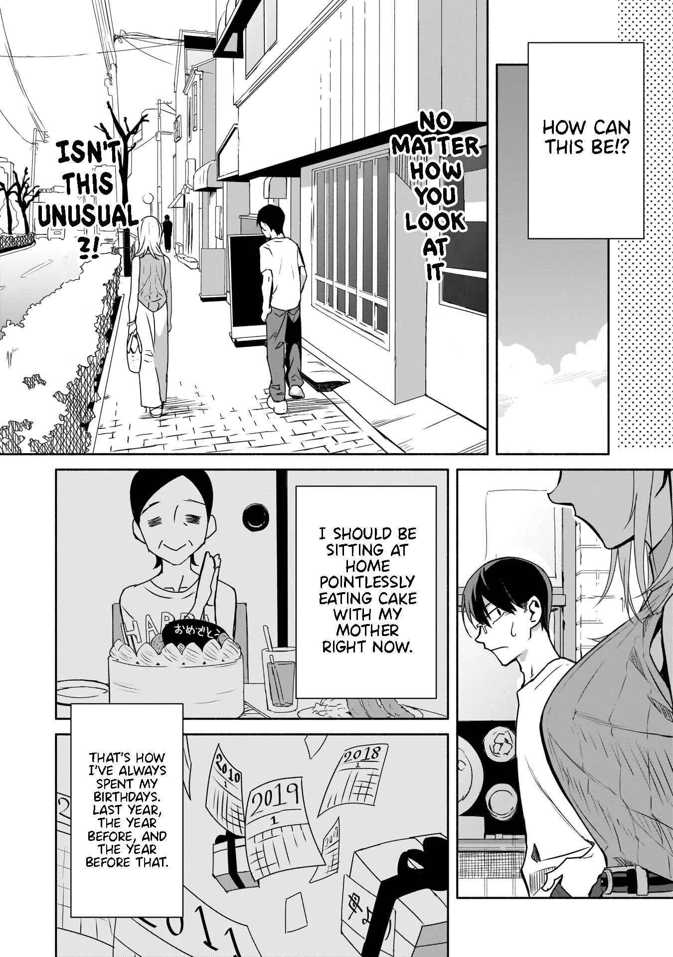 Bocchi no Boku ni Kyousei Kanojo ga Yattekita Chapter 1.1: I don't know her aim. <Part 1> - Page 19