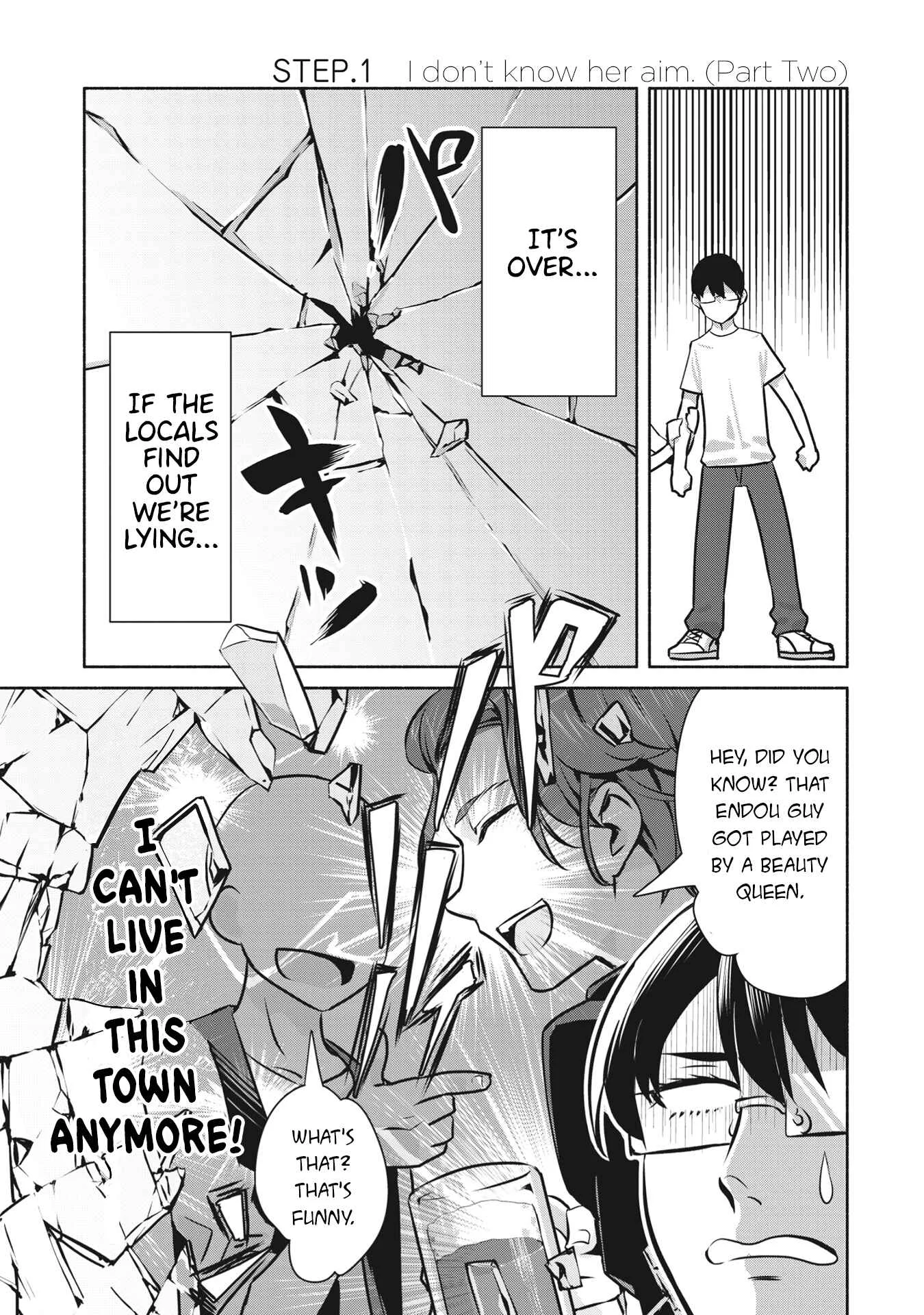 Bocchi no Boku ni Kyousei Kanojo ga Yattekita Chapter 1.2: I don't know her aim. <Part 2> - Page 1