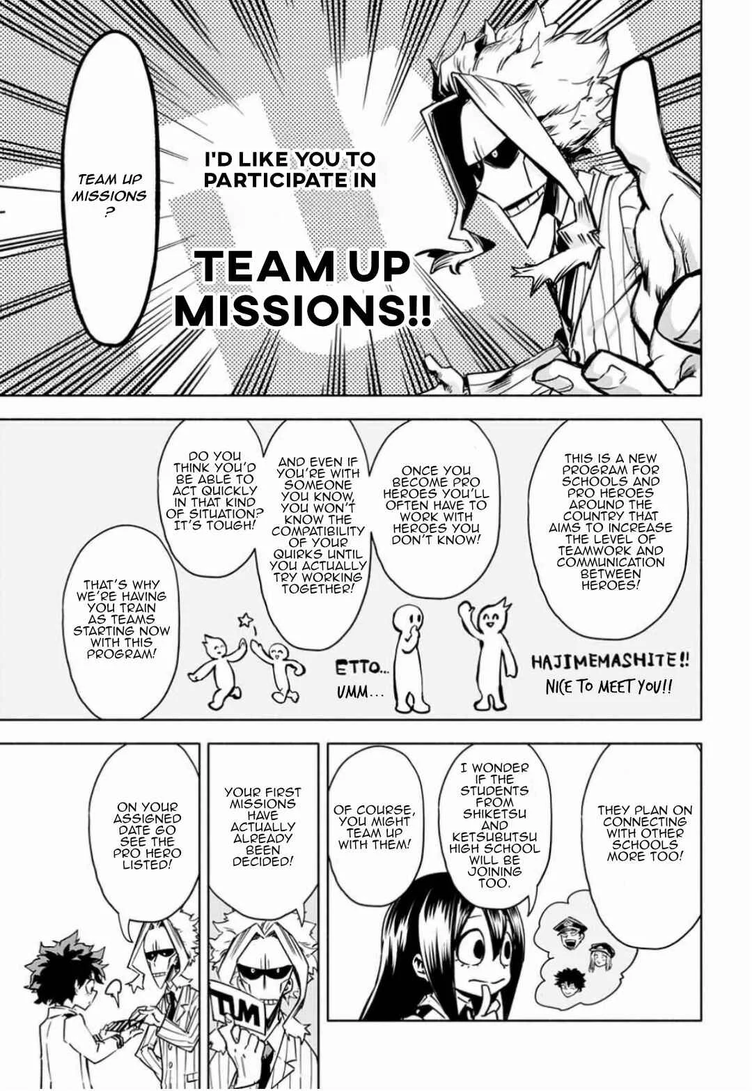 Boku no Hero Academia: Team Up Mission Chapter 0: Jump GIGA Special Chapter - Page 14