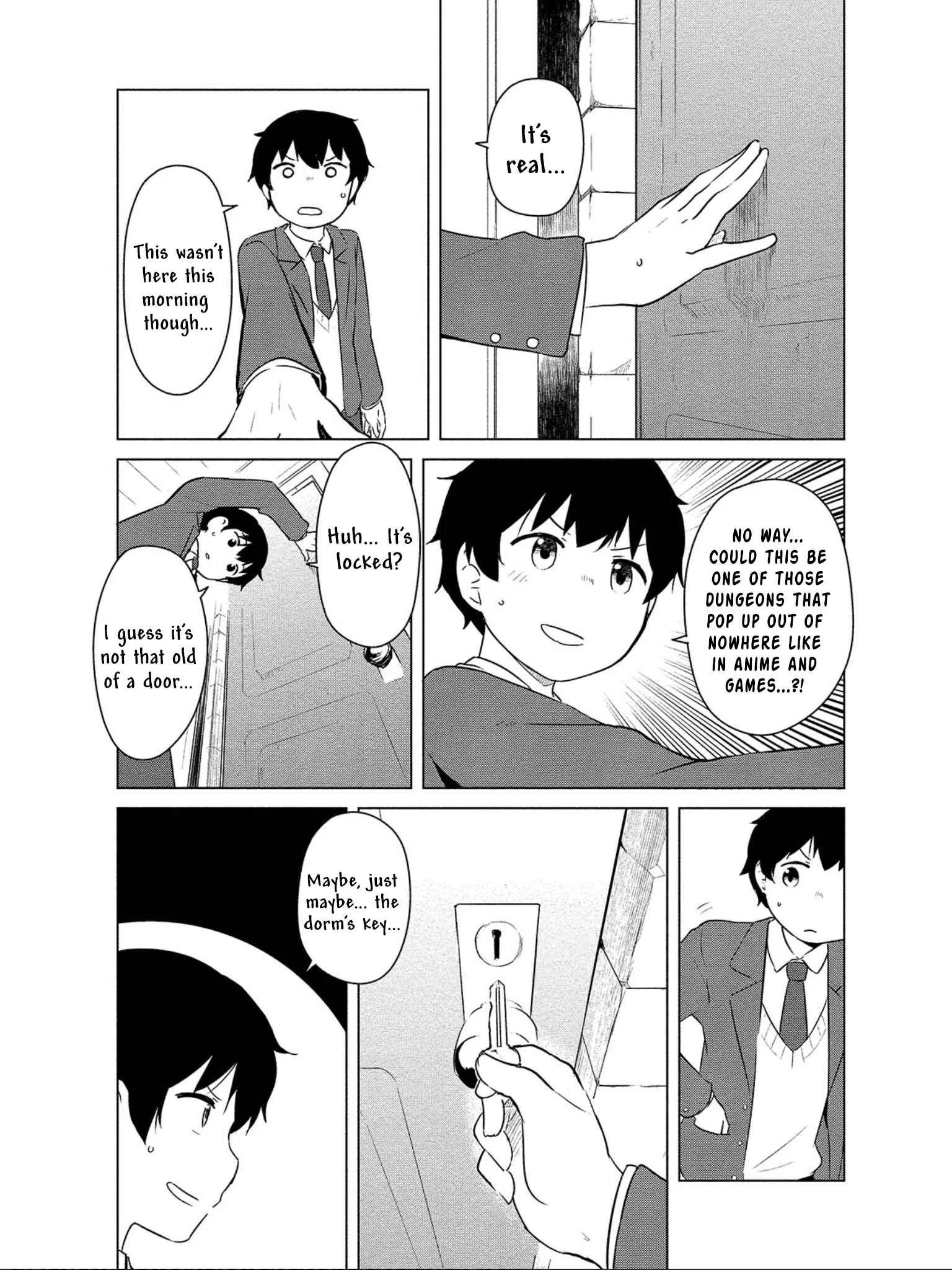 Boku no Heya ga Dungeon no Kyuukeisho ni Natteshimatta Ken: Houkago no Isekai Boukenbu Chapter 1: That Time I had a Dungeon Behind My Room's Door - Page 13