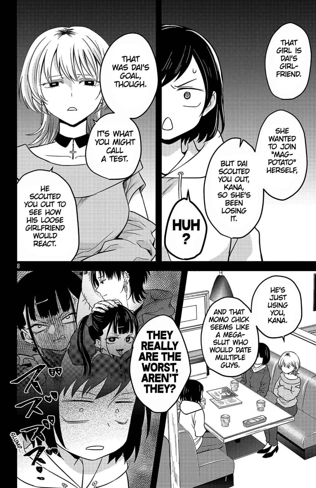 Boku no Kokoro no Yabai Yatsu: Love Comedy ga Hajimaranai Chapter 4: Ichikawa Kana & Momoyama Akira Pt.1 - Page 8