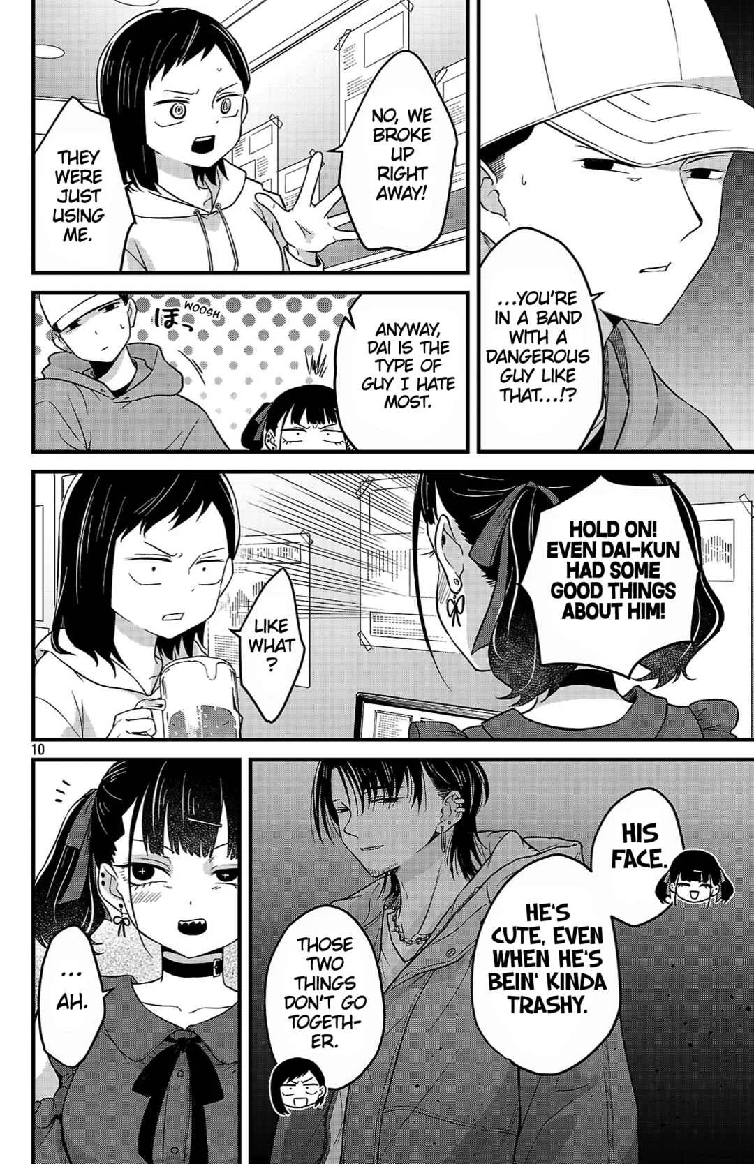Boku no Kokoro no Yabai Yatsu: Love Comedy ga Hajimaranai Chapter 4: Ichikawa Kana & Momoyama Akira Pt.1 - Page 10