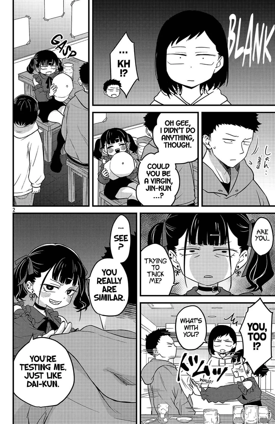 Boku no Kokoro no Yabai Yatsu: Love Comedy ga Hajimaranai Chapter 5: Ichikawa Kana & Momoyama Akira Pt.2 - Page 2