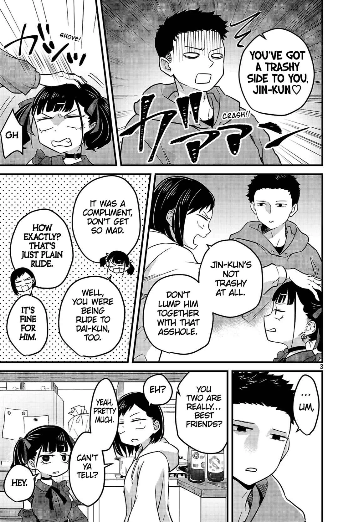 Boku no Kokoro no Yabai Yatsu: Love Comedy ga Hajimaranai Chapter 5: Ichikawa Kana & Momoyama Akira Pt.2 - Page 3