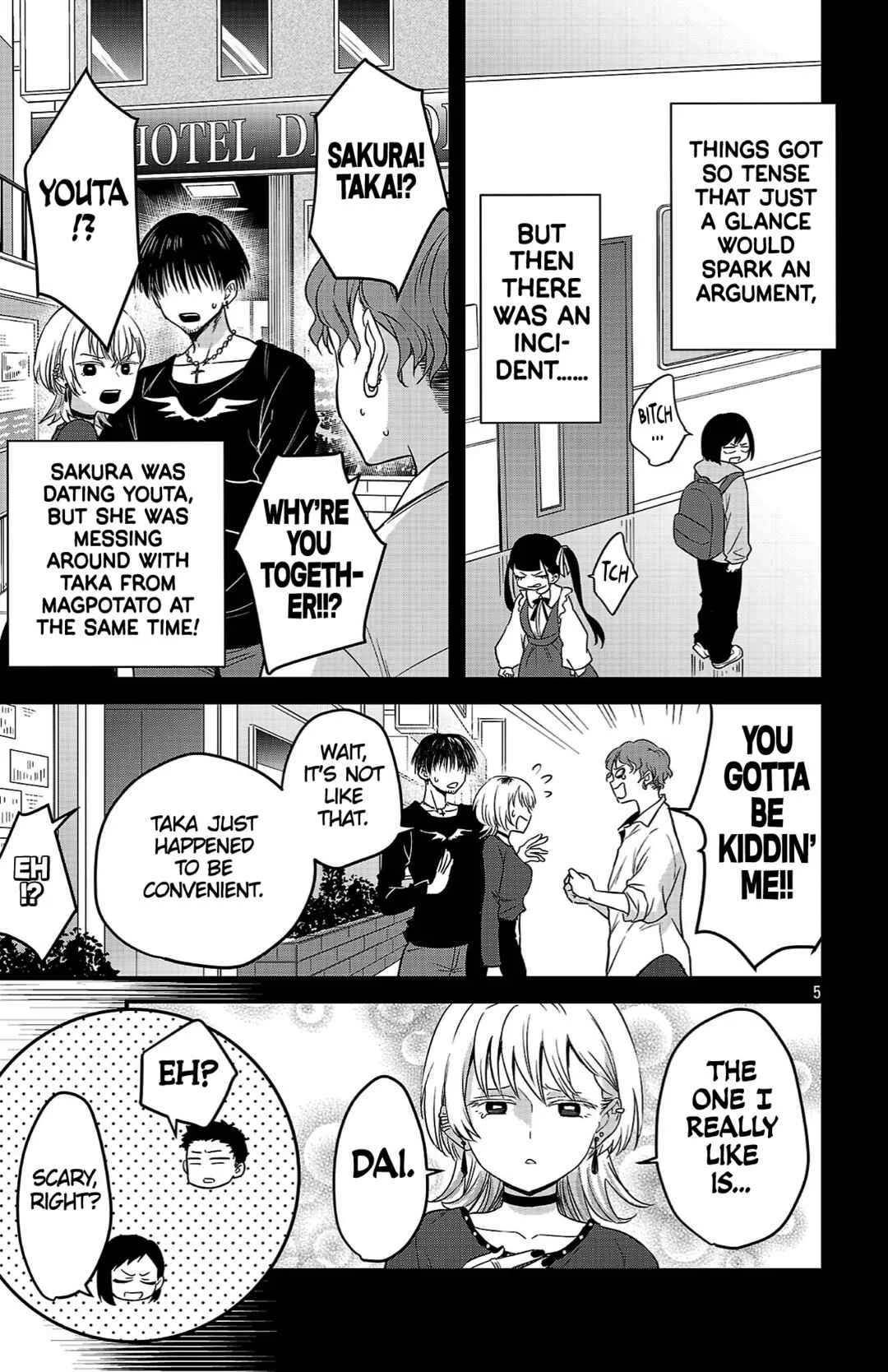 Boku no Kokoro no Yabai Yatsu: Love Comedy ga Hajimaranai Chapter 5: Ichikawa Kana & Momoyama Akira Pt.2 - Page 5